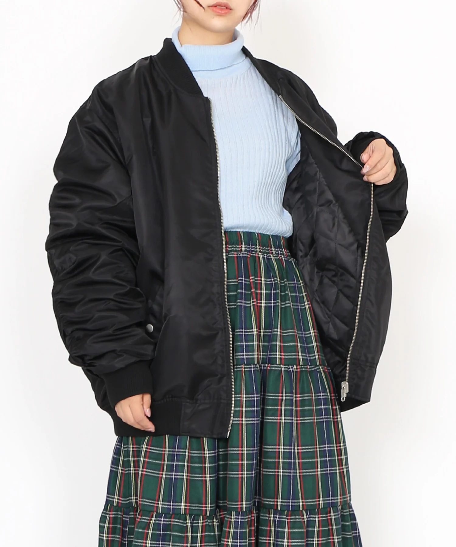 タートルネックリブニット - Image 9