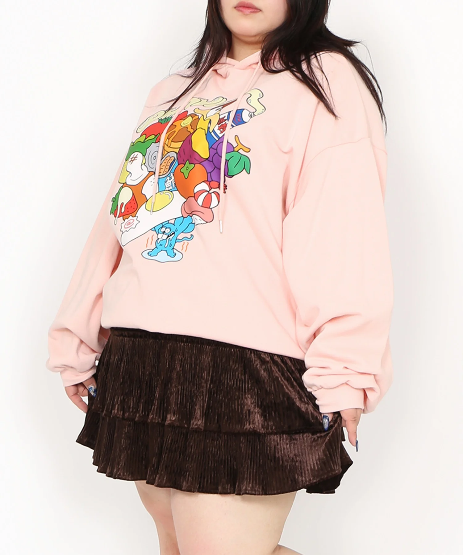 ベロアプリーツティアードミニスカート - Image 11