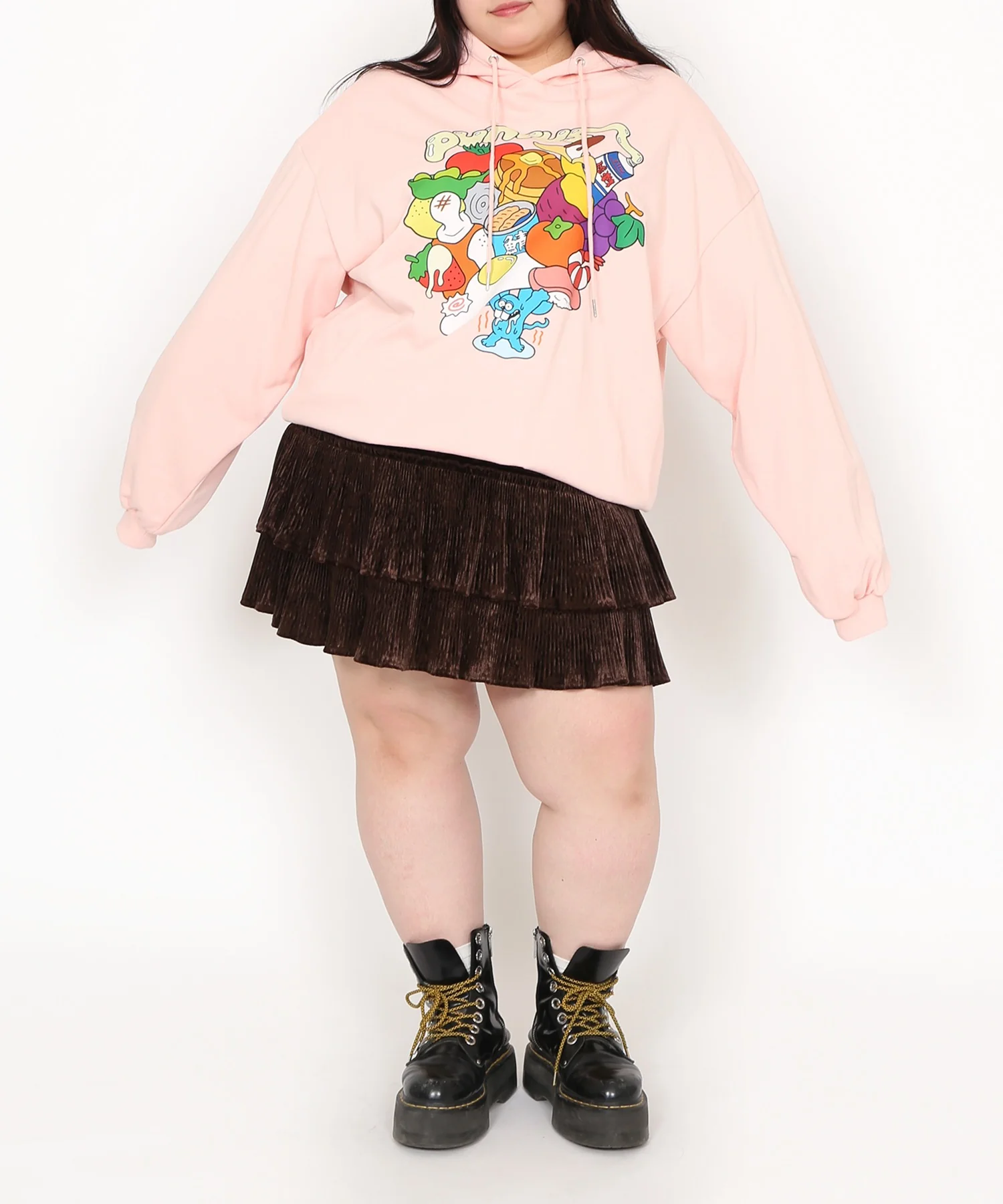 ベロアプリーツティアードミニスカート - Image 12