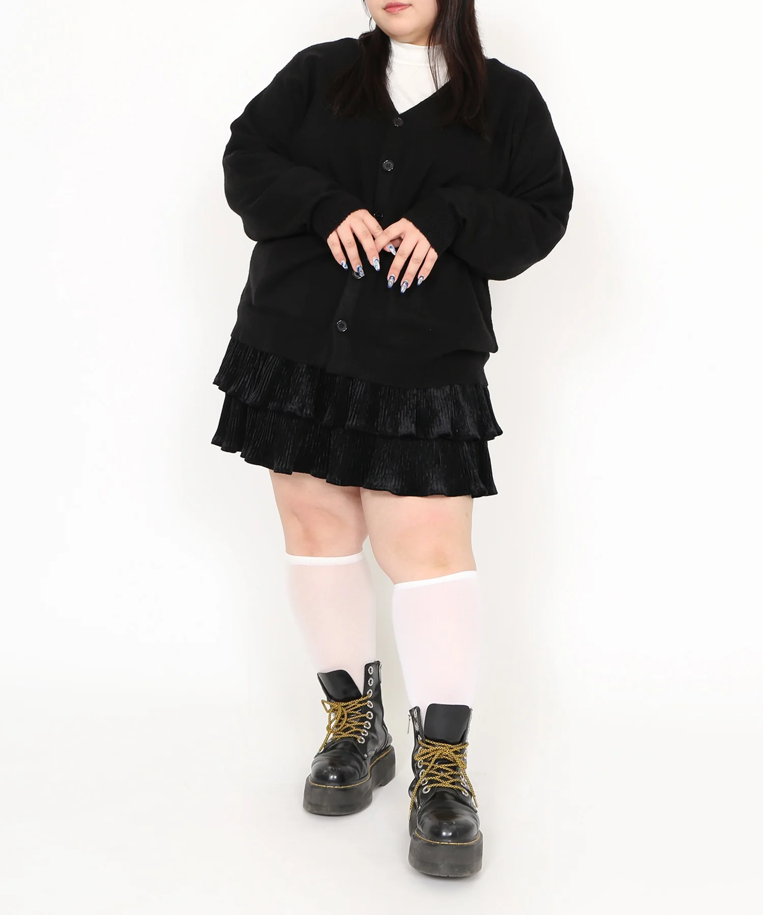 ベロアプリーツティアードミニスカート - Image 17