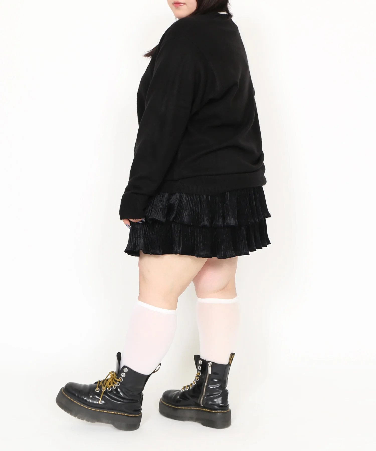 ベロアプリーツティアードミニスカート - Image 18