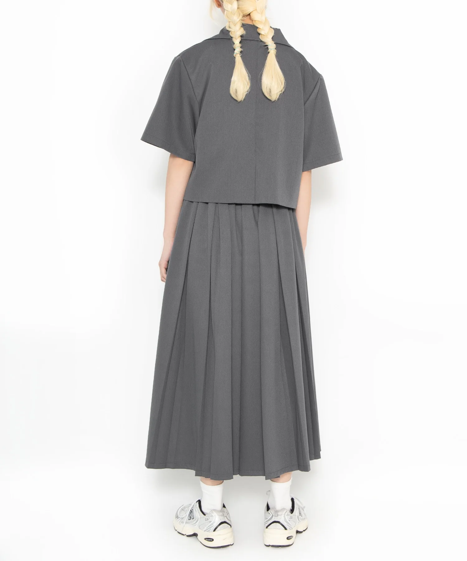 ボックスプリーツロングスカート - Image 17