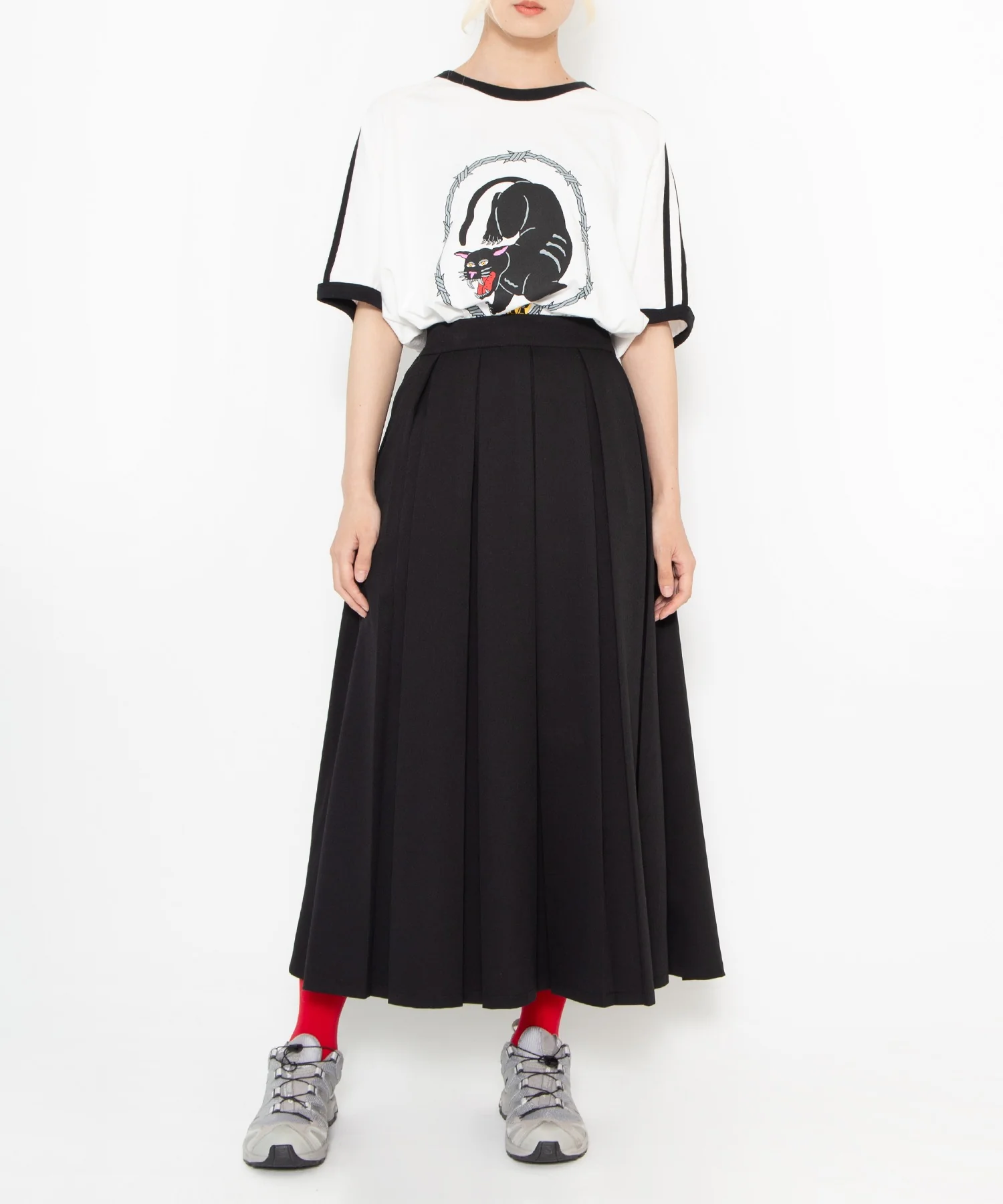 ボックスプリーツロングスカート - Image 22