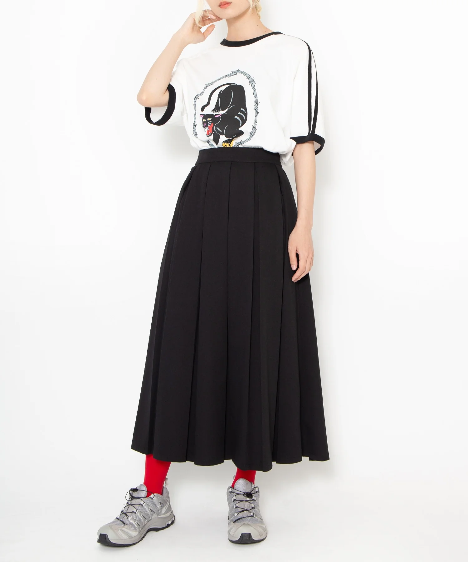 ボックスプリーツロングスカート - Image 23