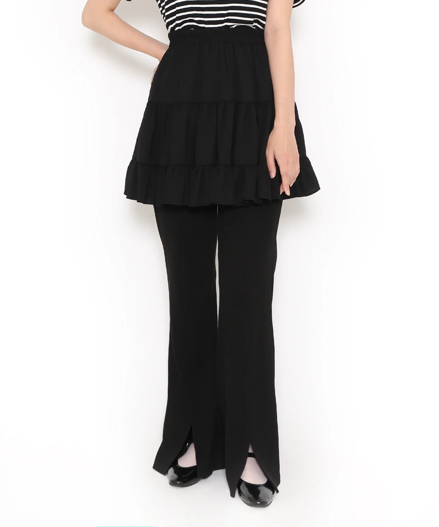 フロントスリットフレアパンツ - Image 15