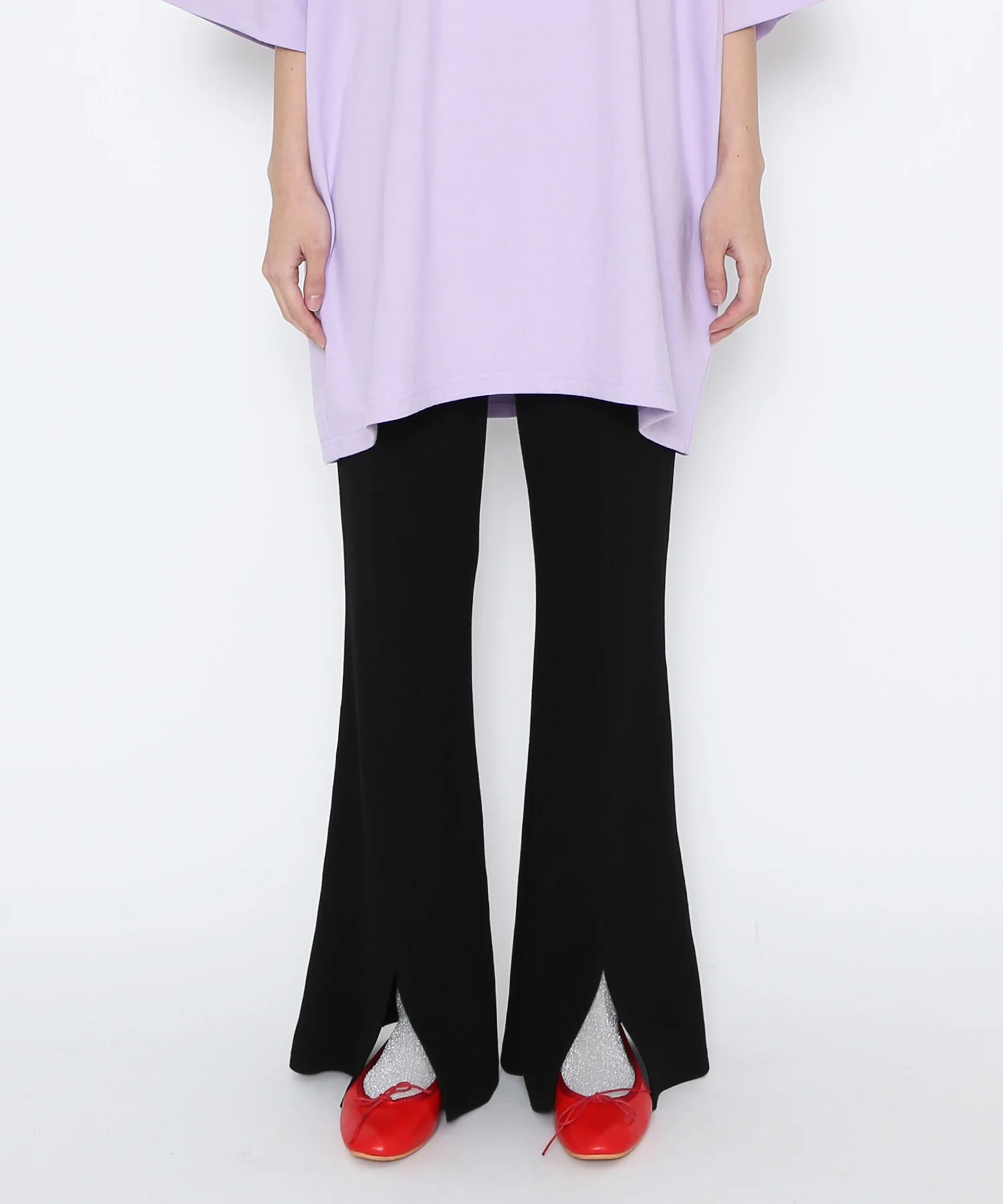 フロントスリットフレアパンツ - Image 17