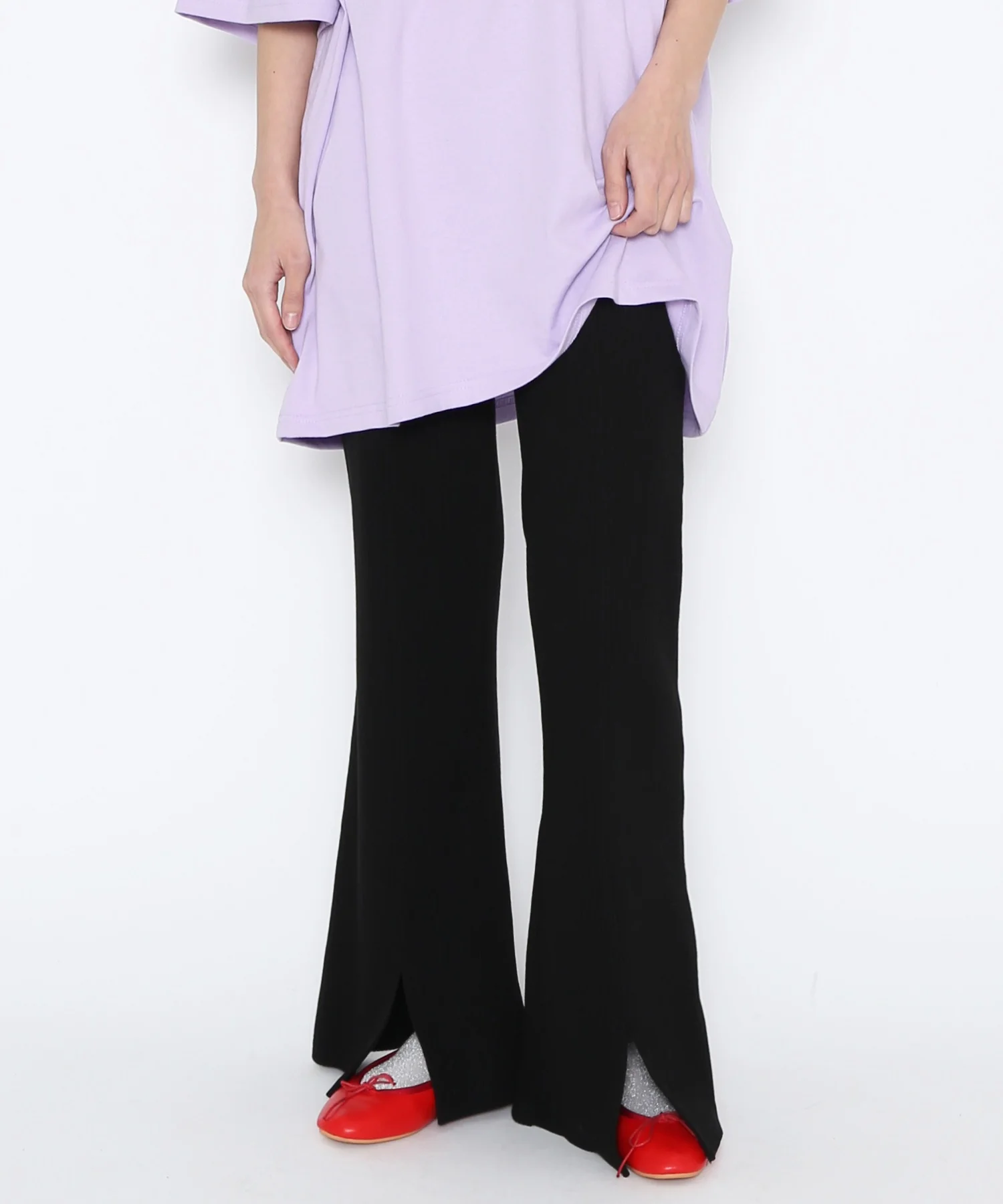 フロントスリットフレアパンツ - Image 18