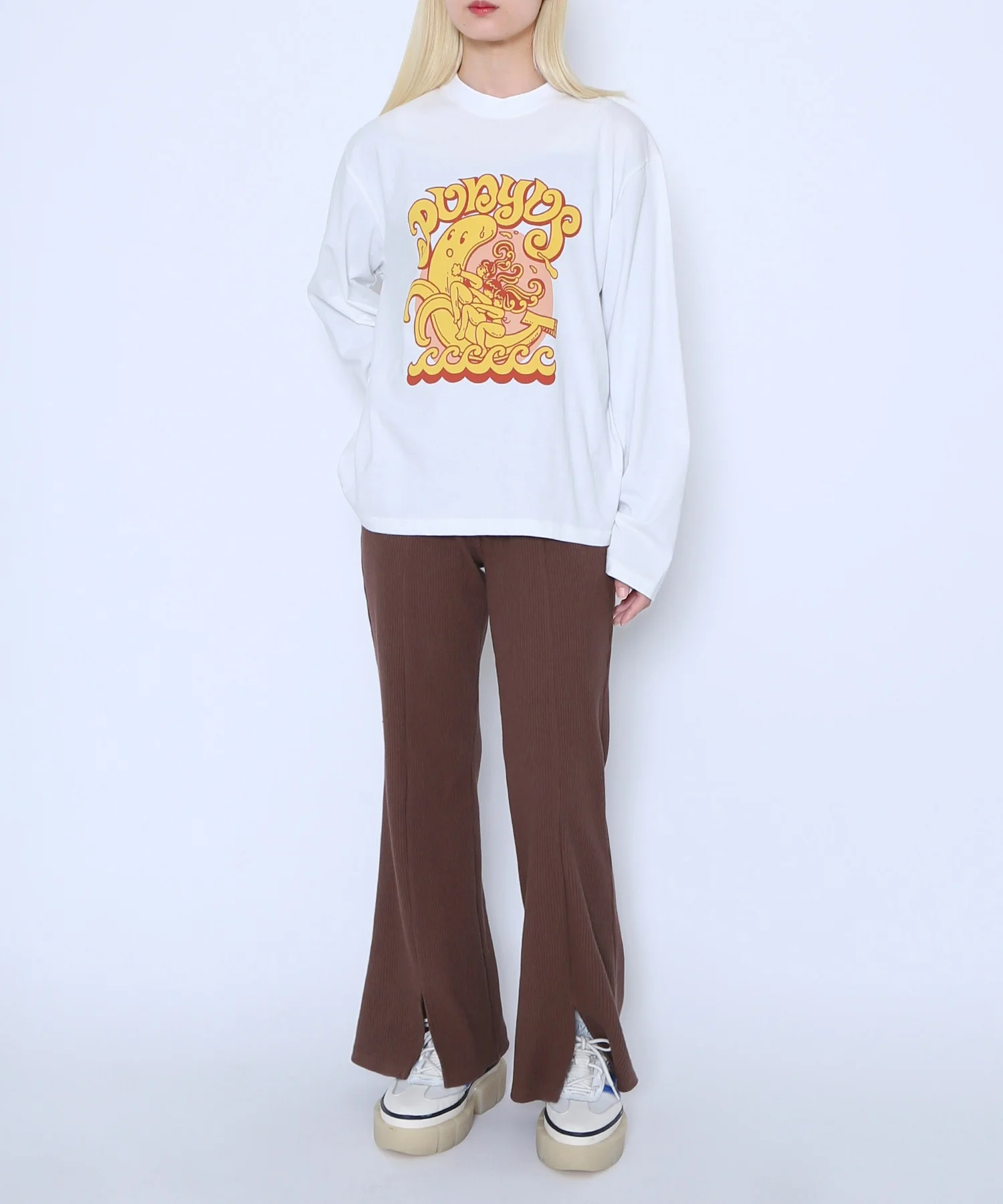 フロントスリットフレアパンツ - Image 20