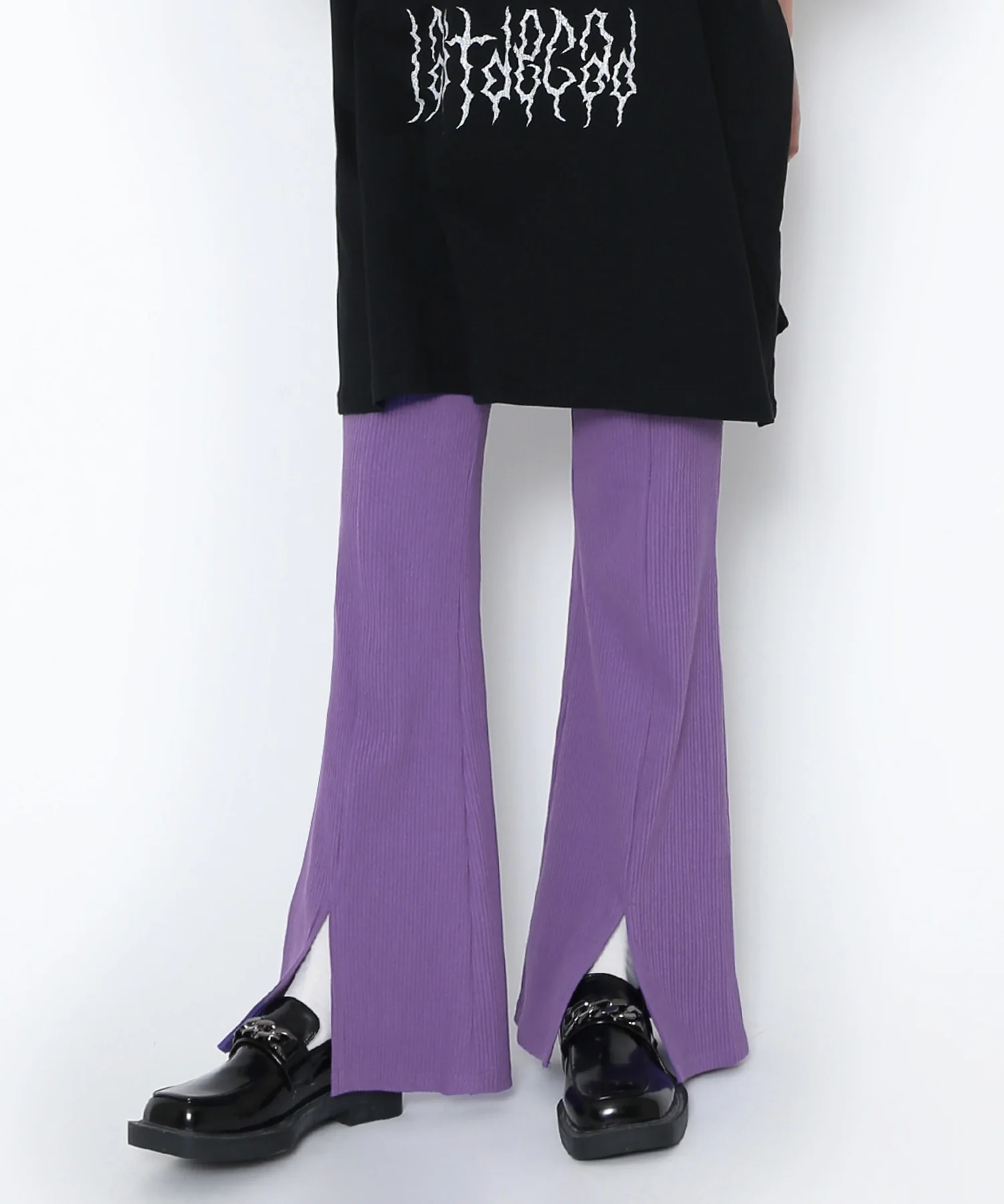 フロントスリットフレアパンツ - Image 3