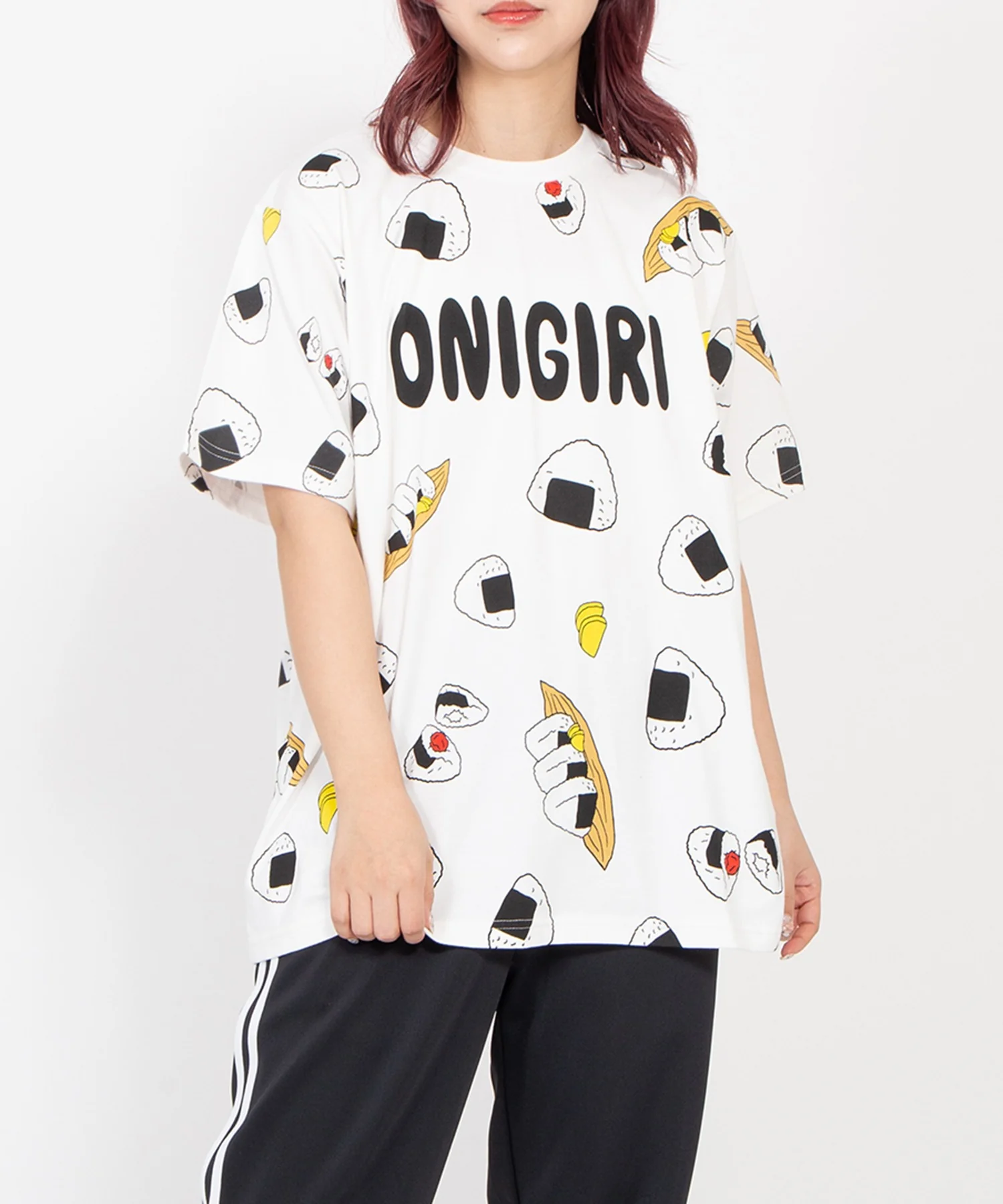 【新サイズ】フード総柄Tシャツ