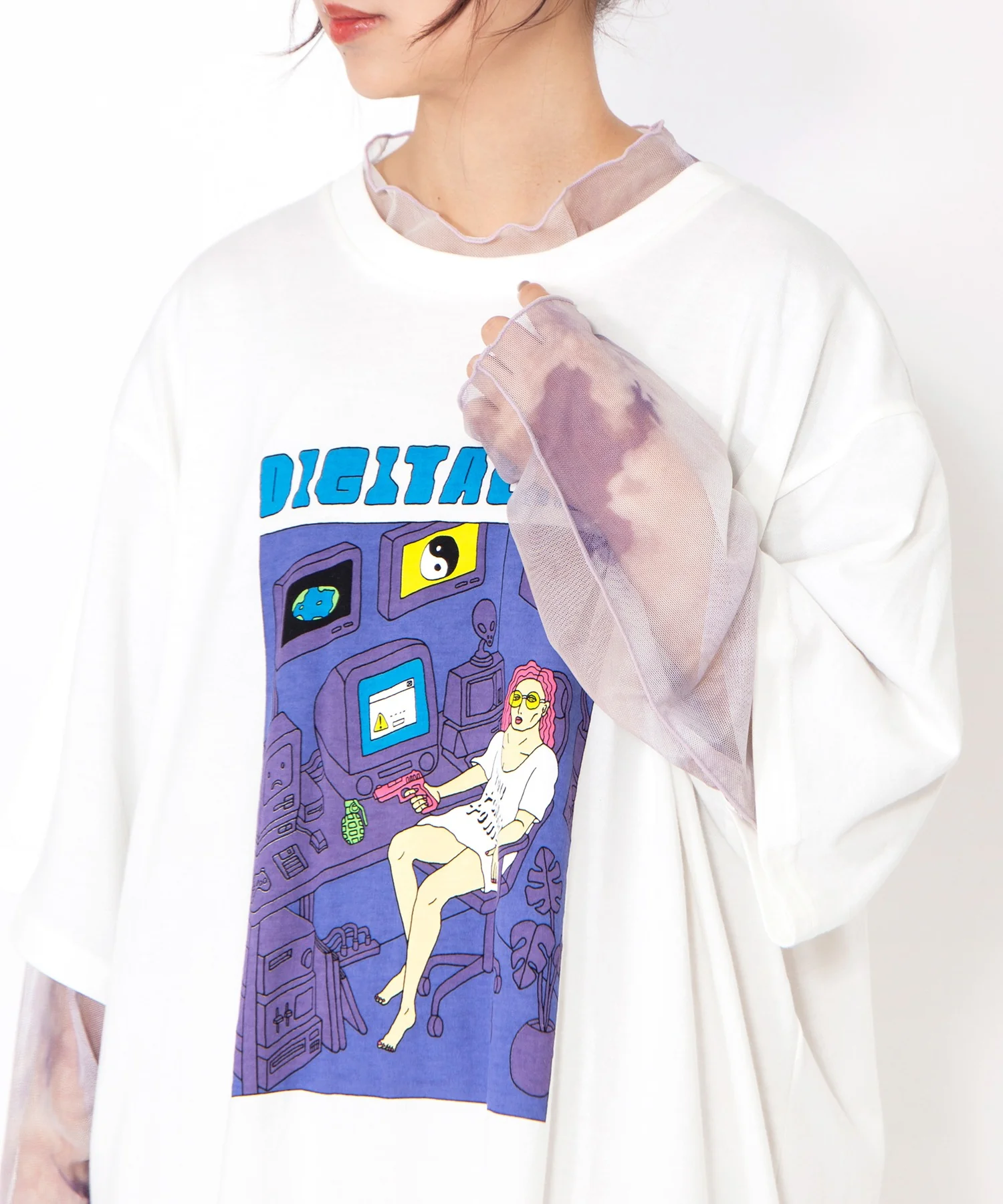 グラデーションシアートップス - Image 17