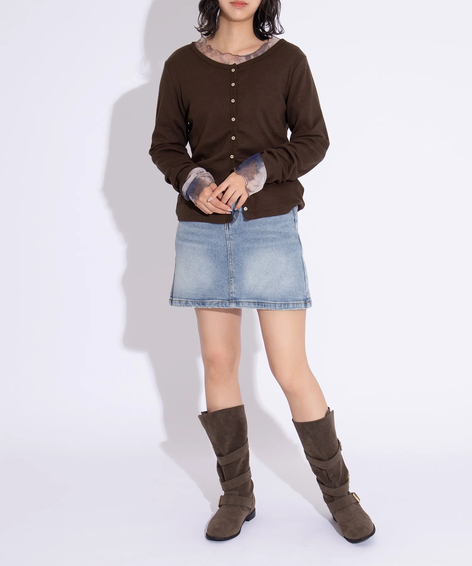 グラデーションシアートップス - Image 44