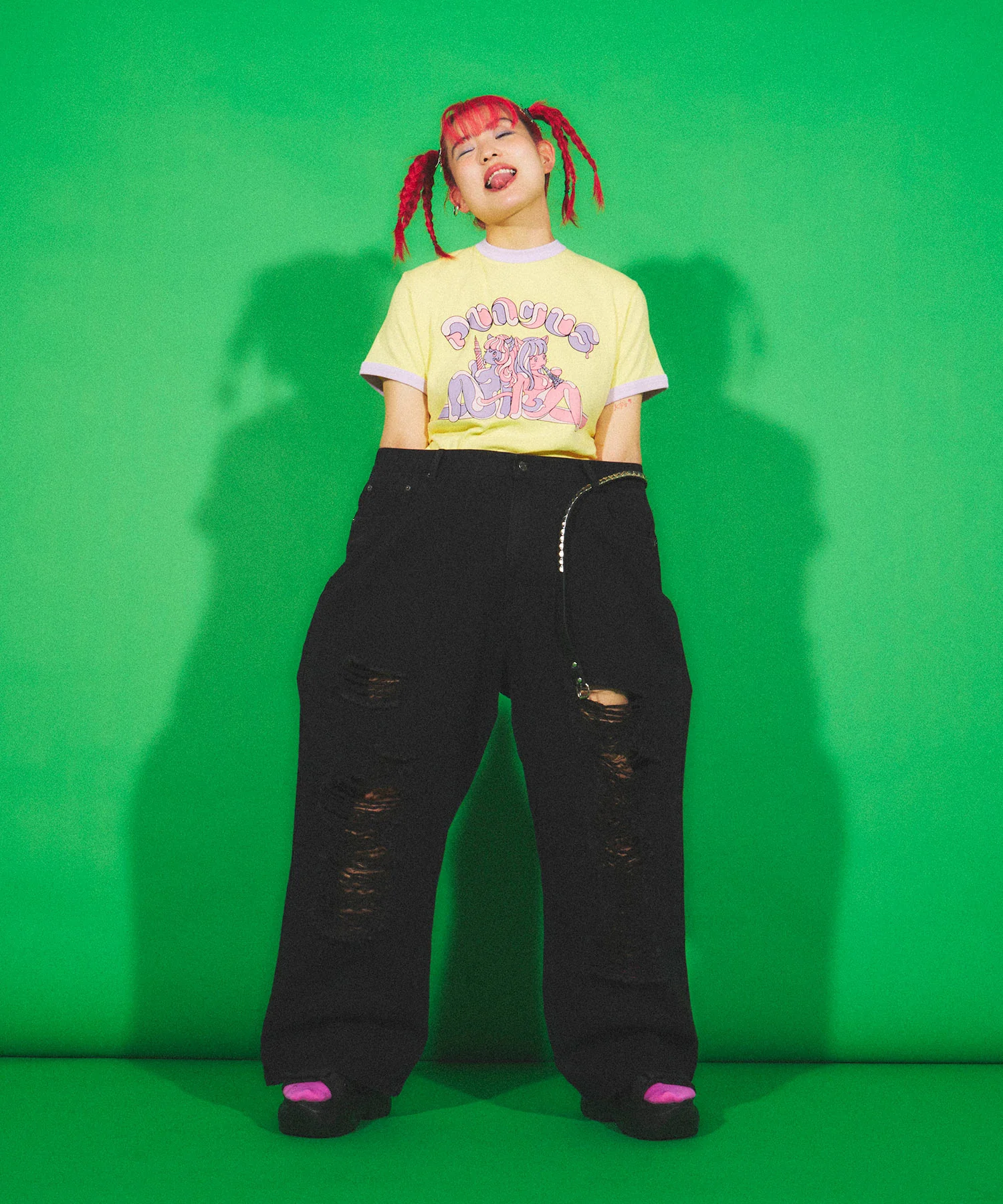ダメージデニムワイドパンツ - Image 14