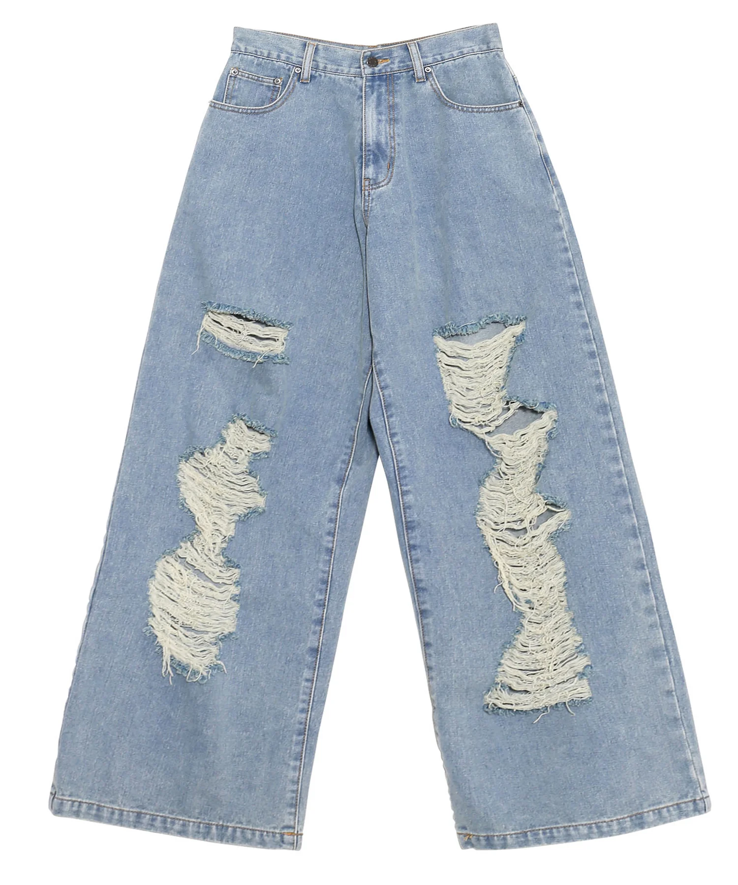 ダメージデニムワイドパンツ - Image 16