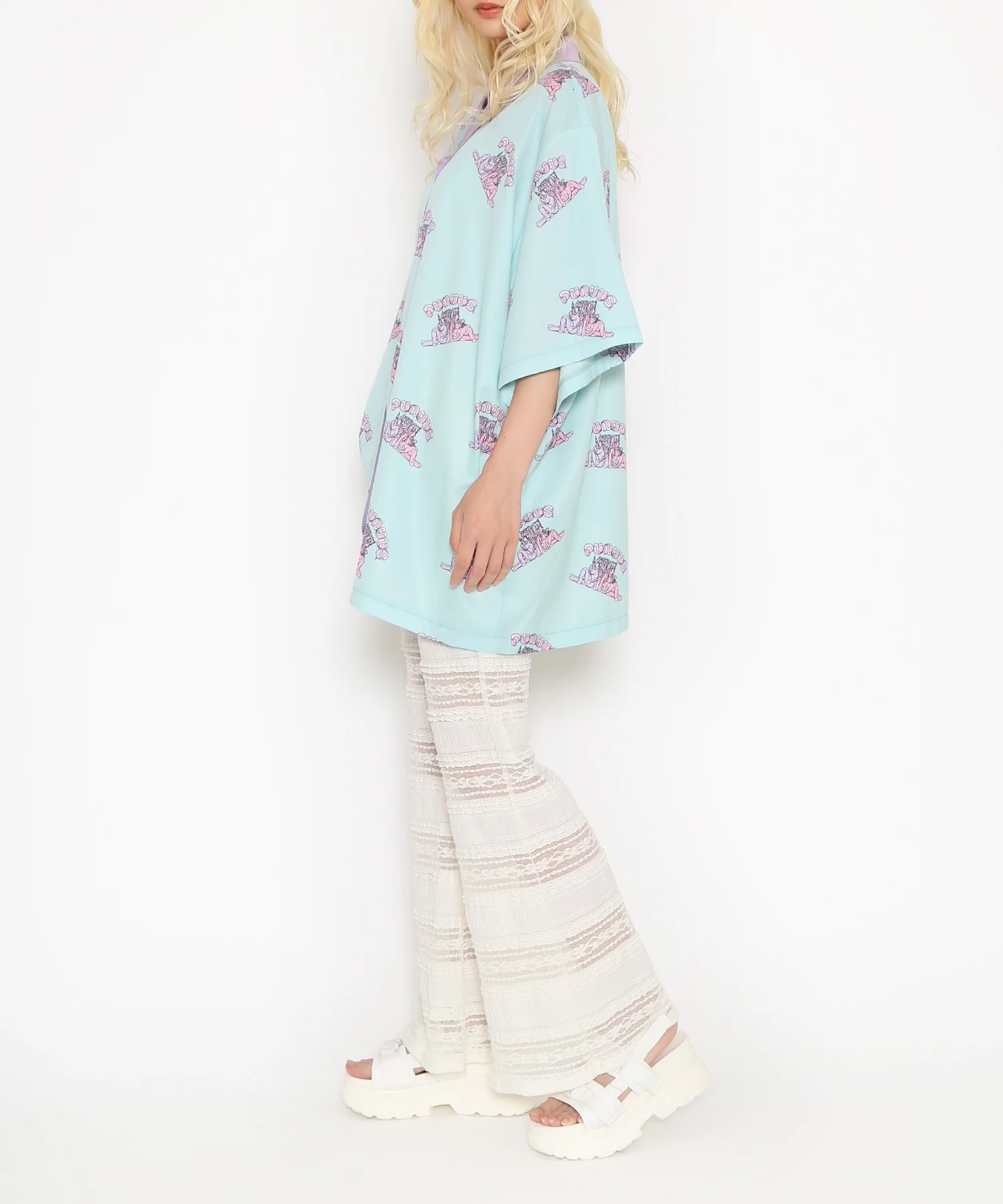 レースフリルフレアパンツ - Image 10