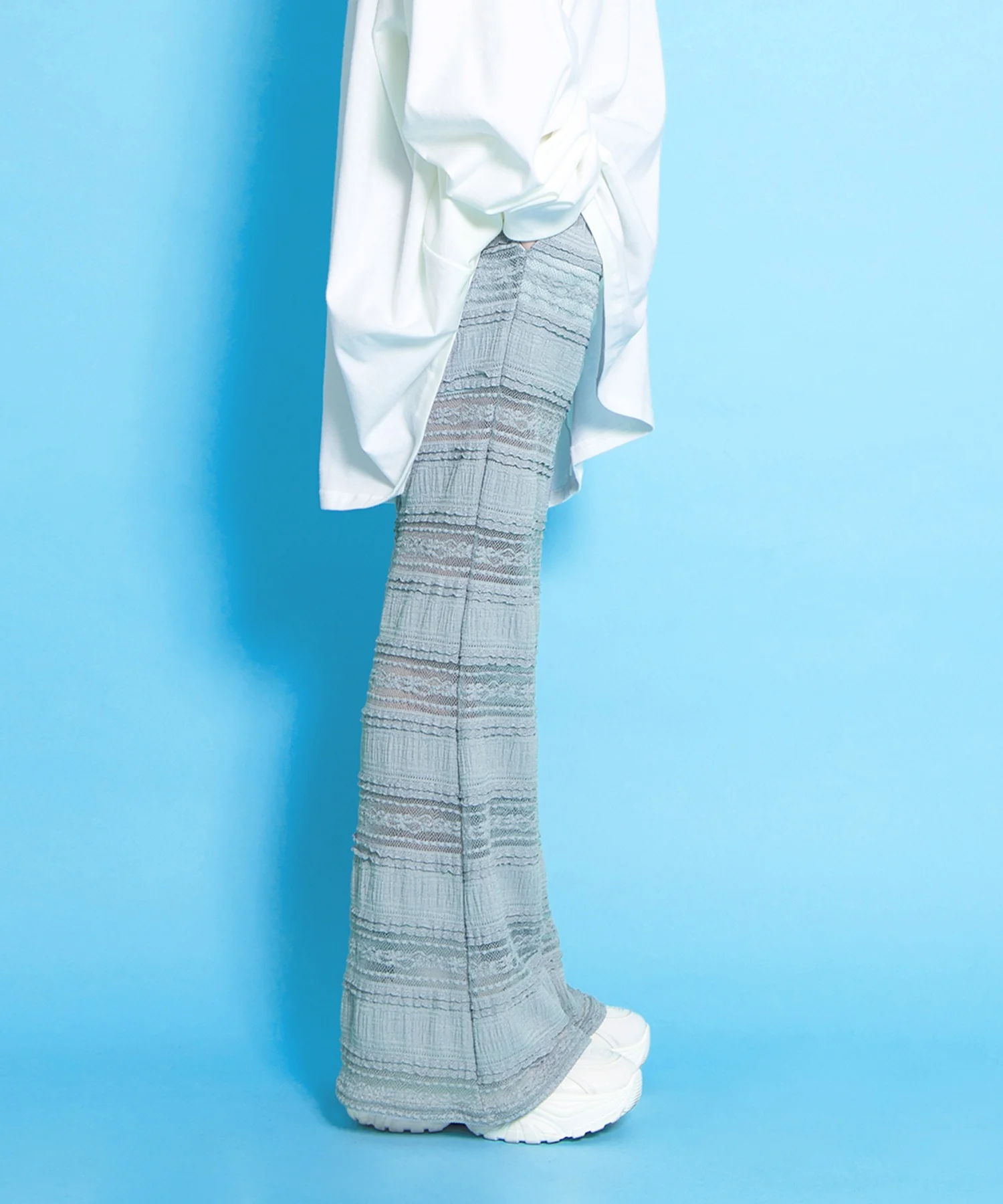 レースフリルフレアパンツ - Image 16