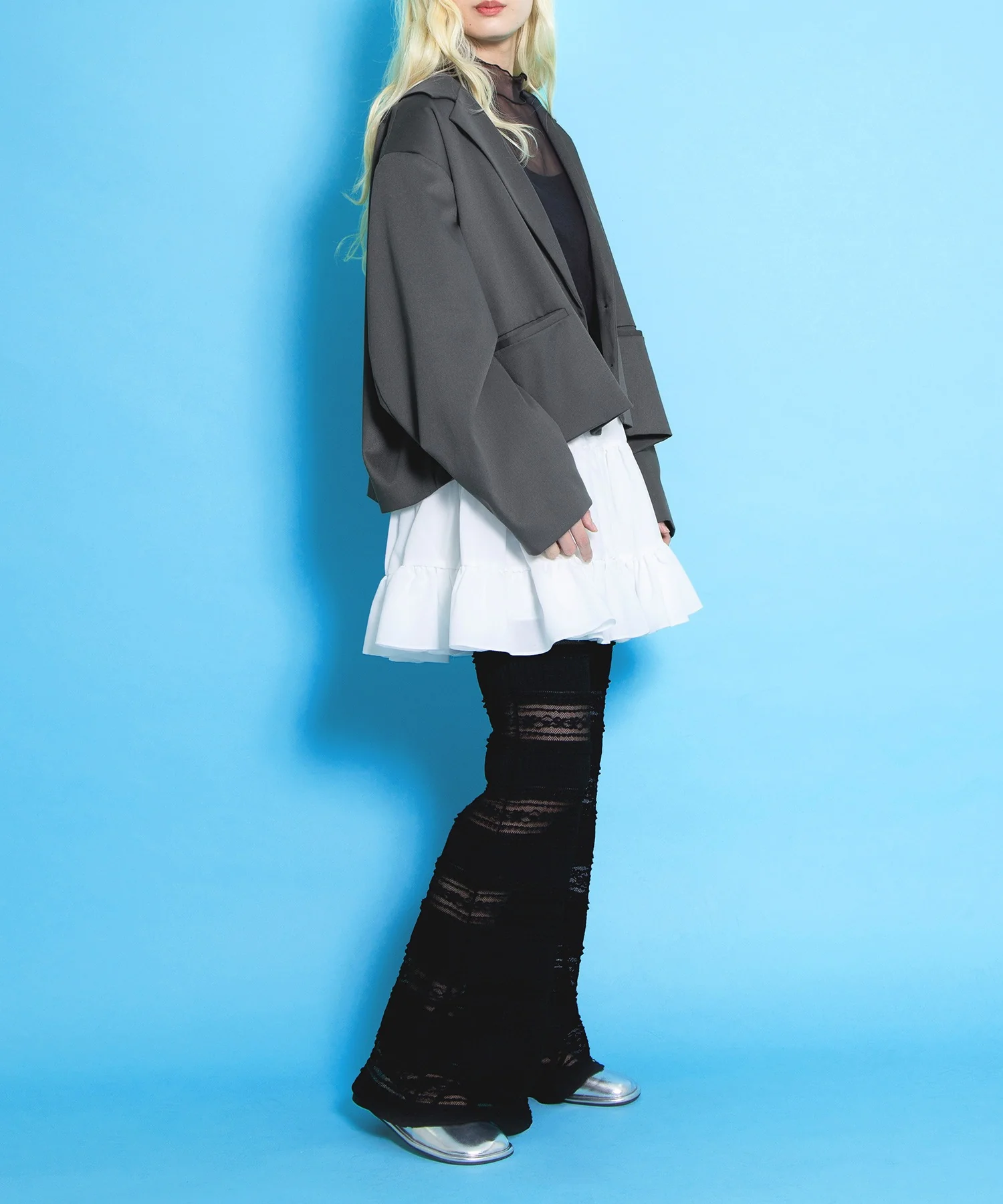 レースフリルフレアパンツ - Image 19