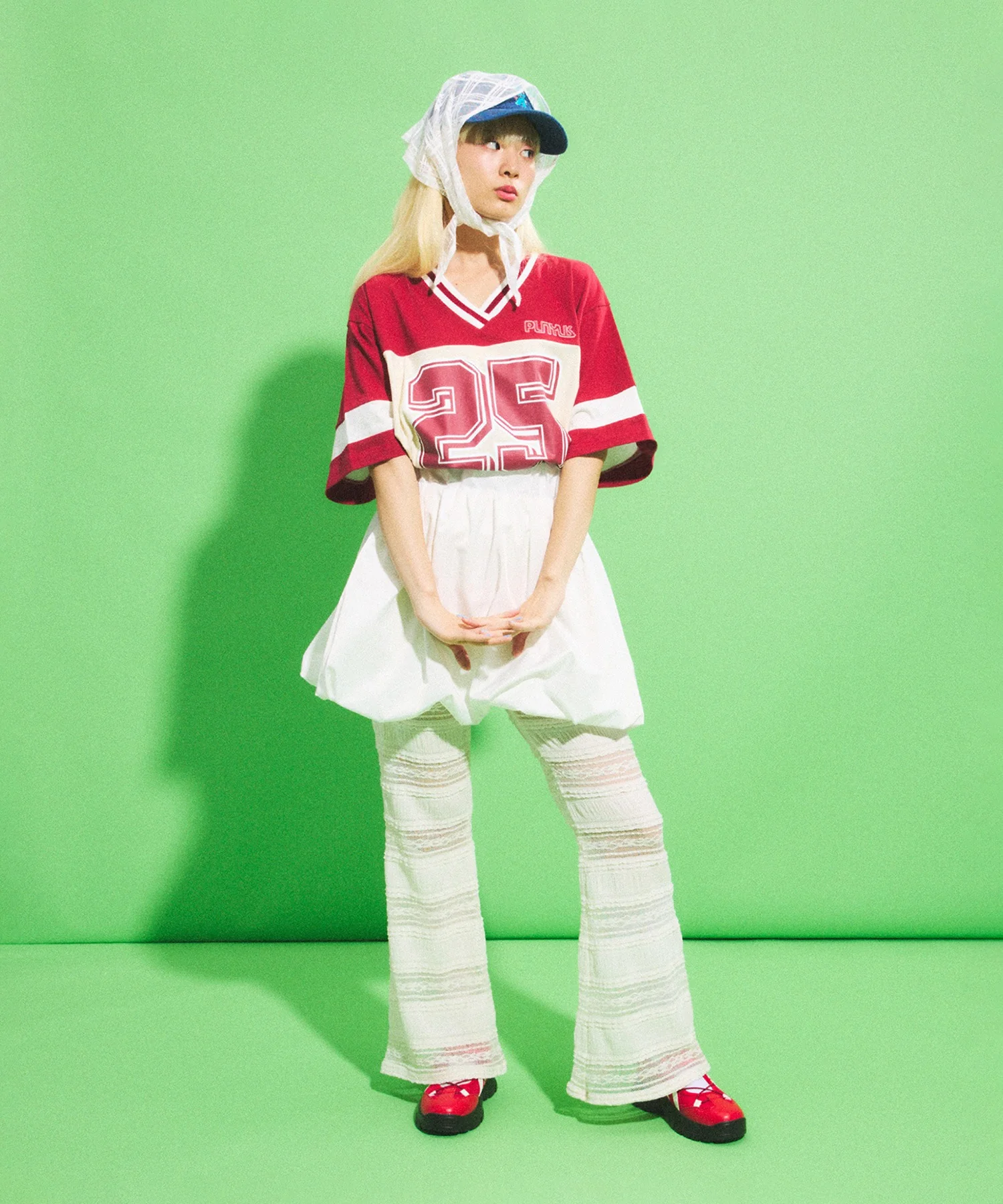 レースフリルフレアパンツ - Image 4