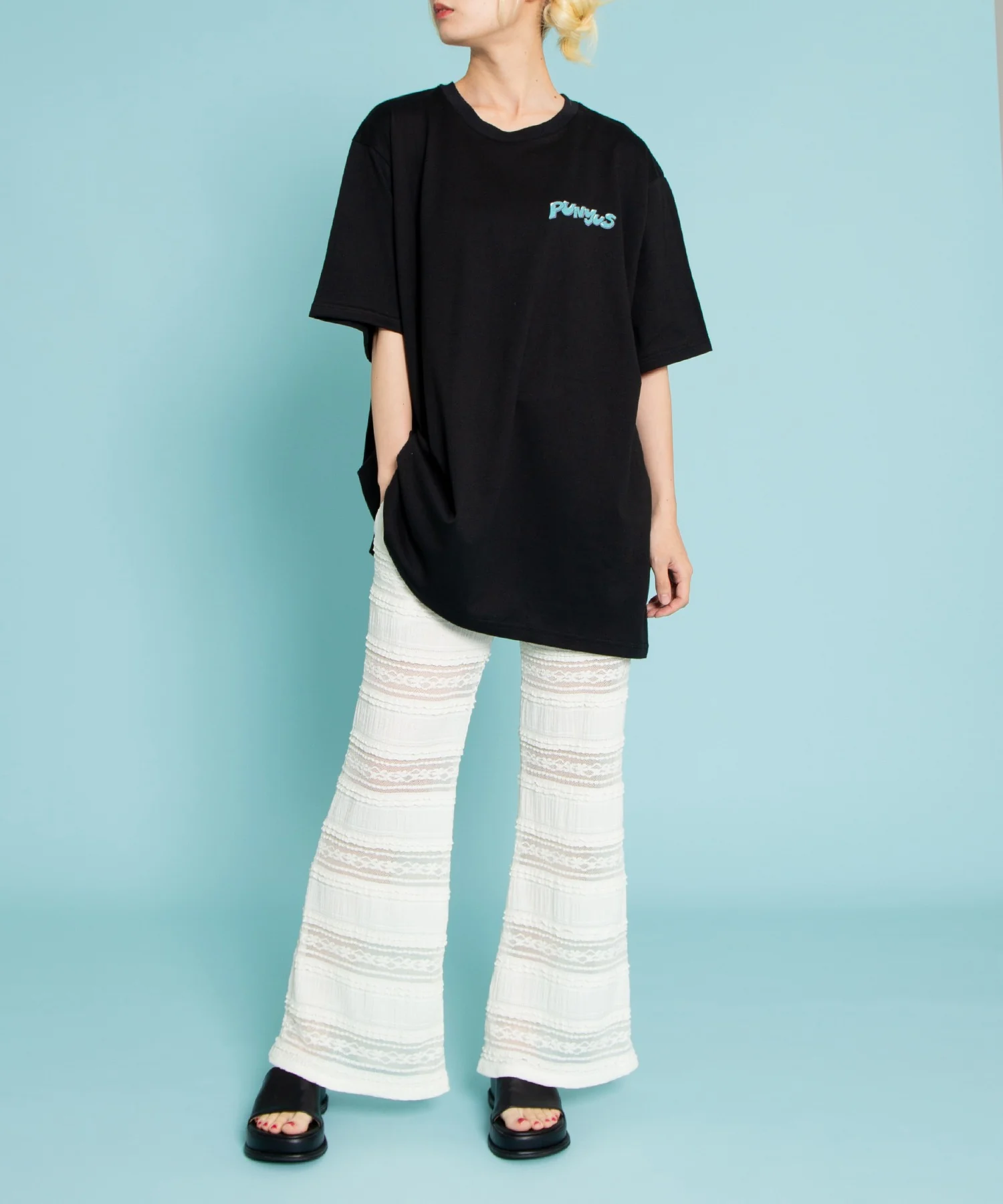 レースフリルフレアパンツ - Image 7