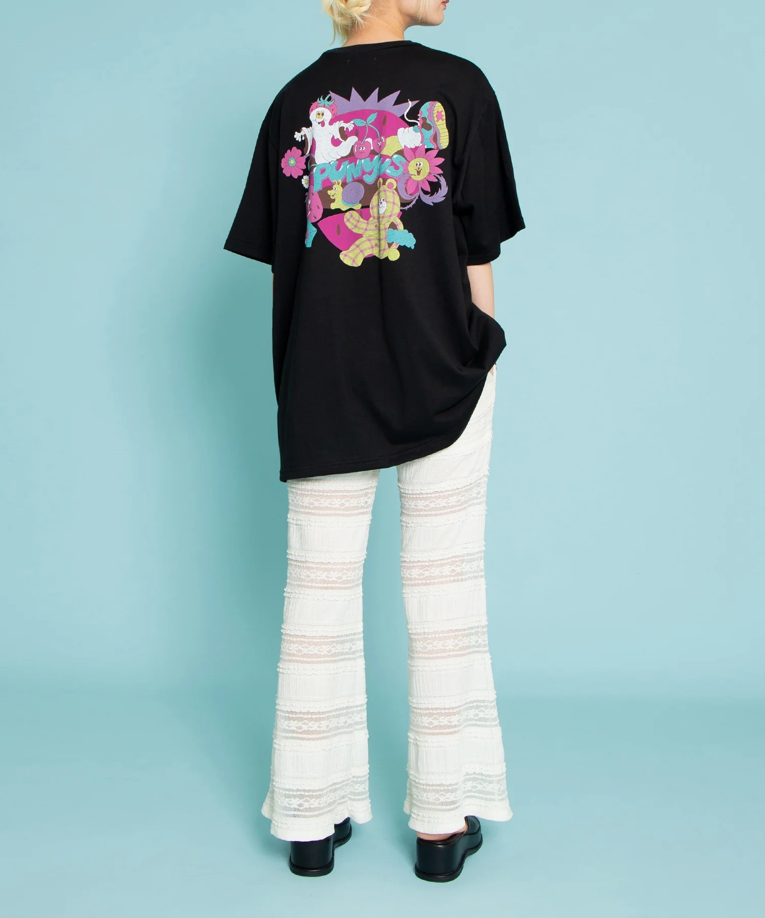 レースフリルフレアパンツ - Image 8