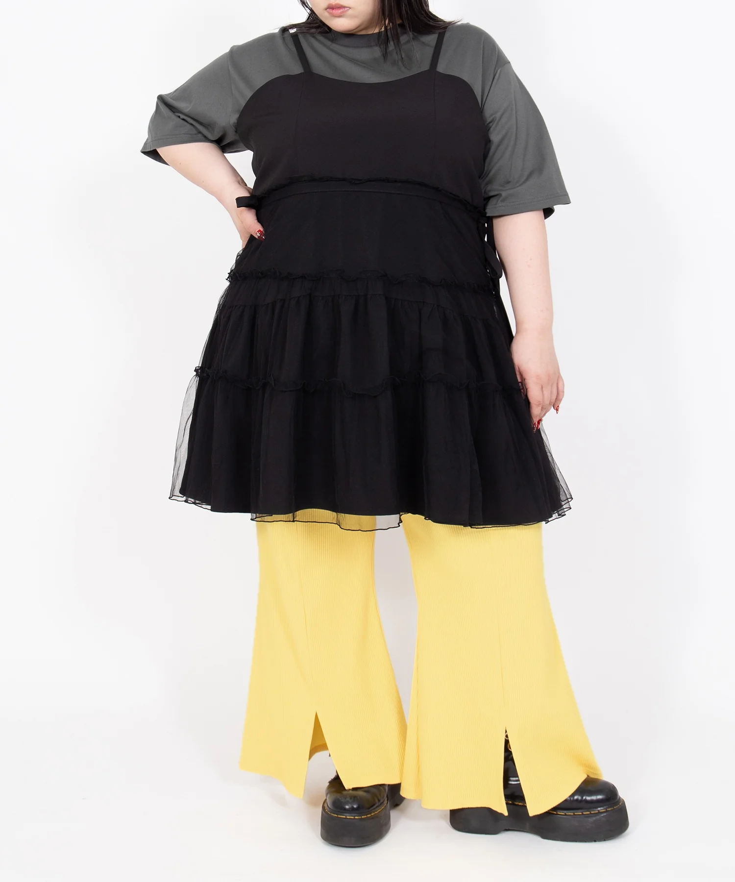 フロントスリットフレアパンツ - Image 14