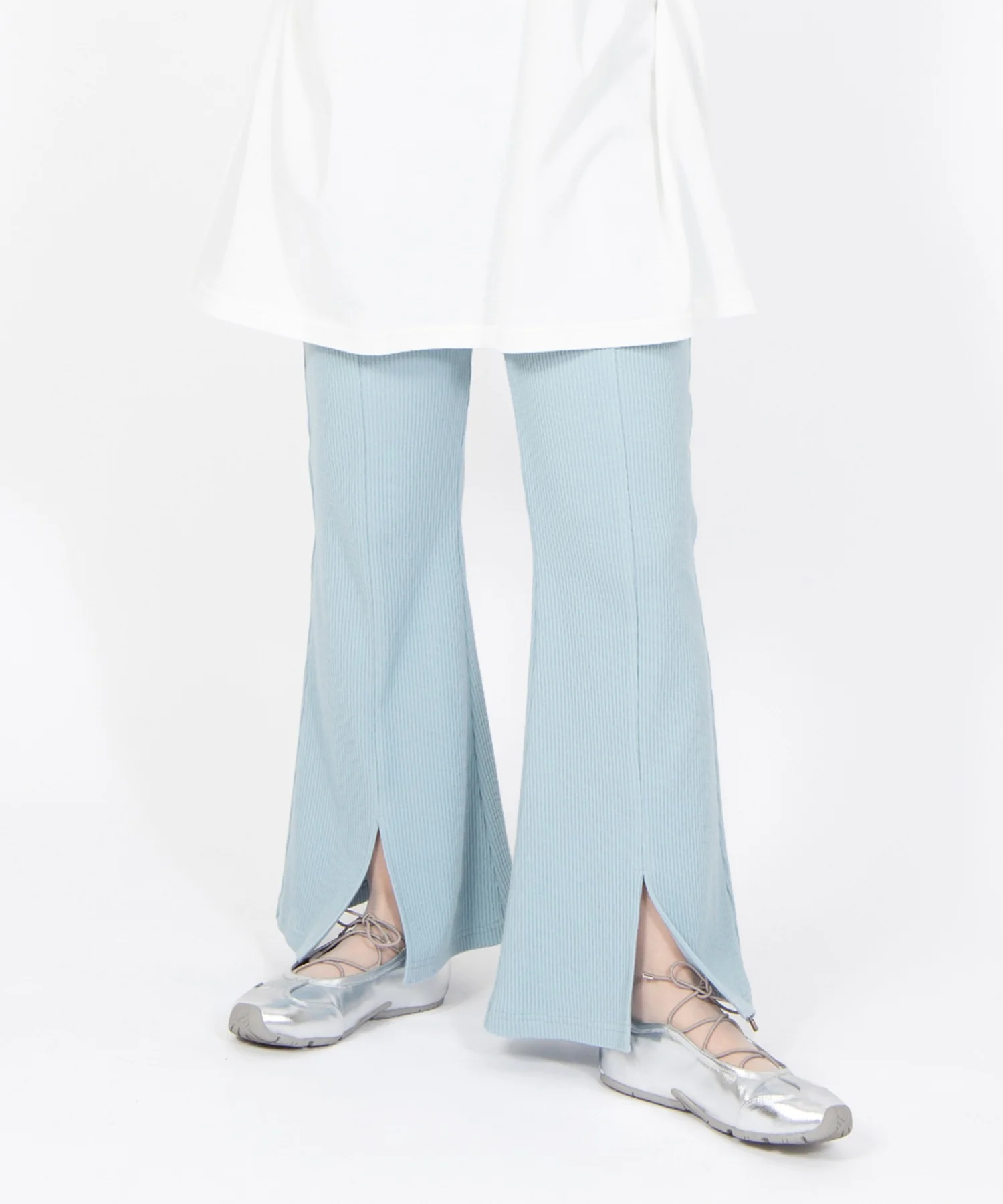 フロントスリットフレアパンツ - Image 6