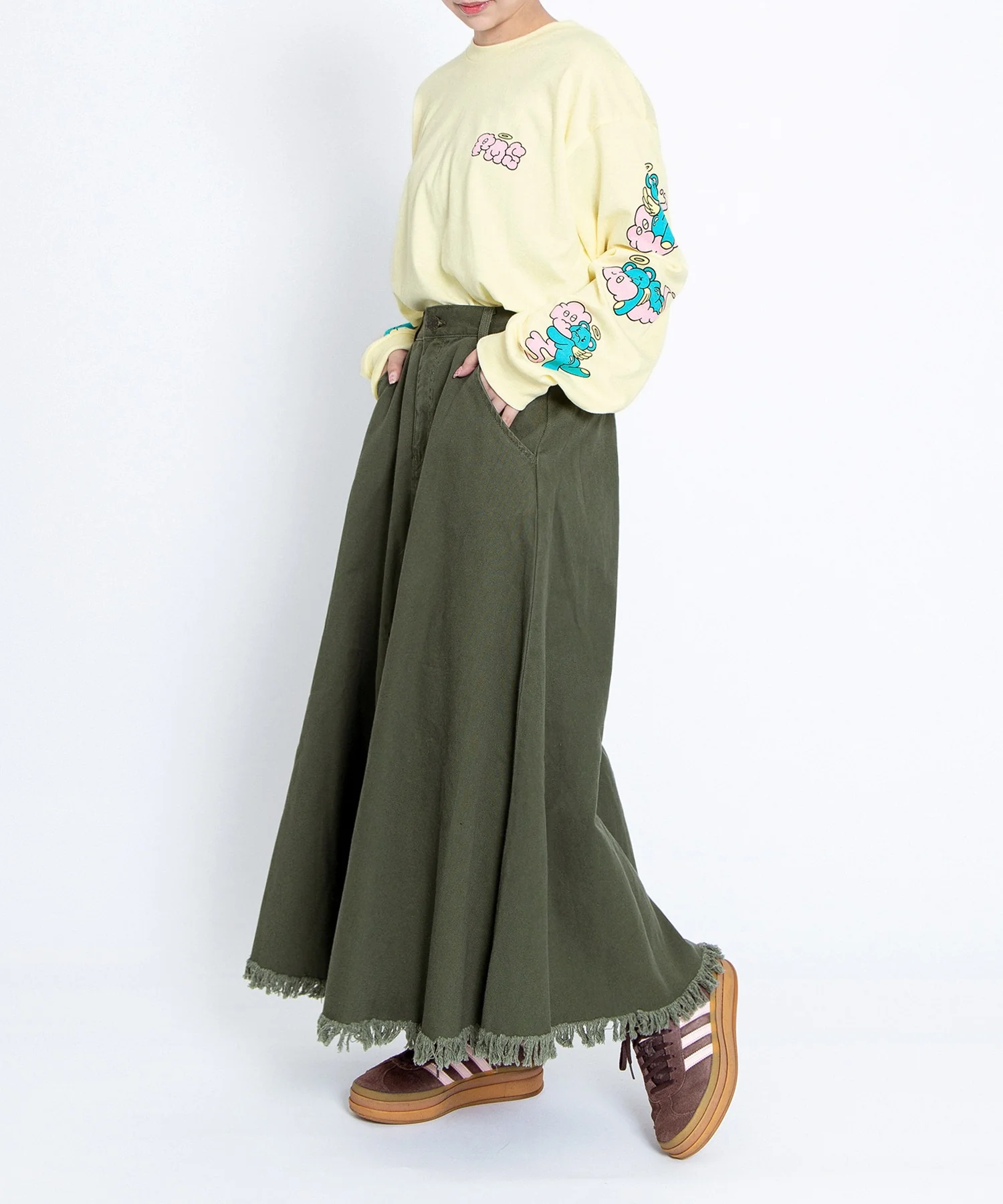 ベアスリーブプリントロンT - Image 19