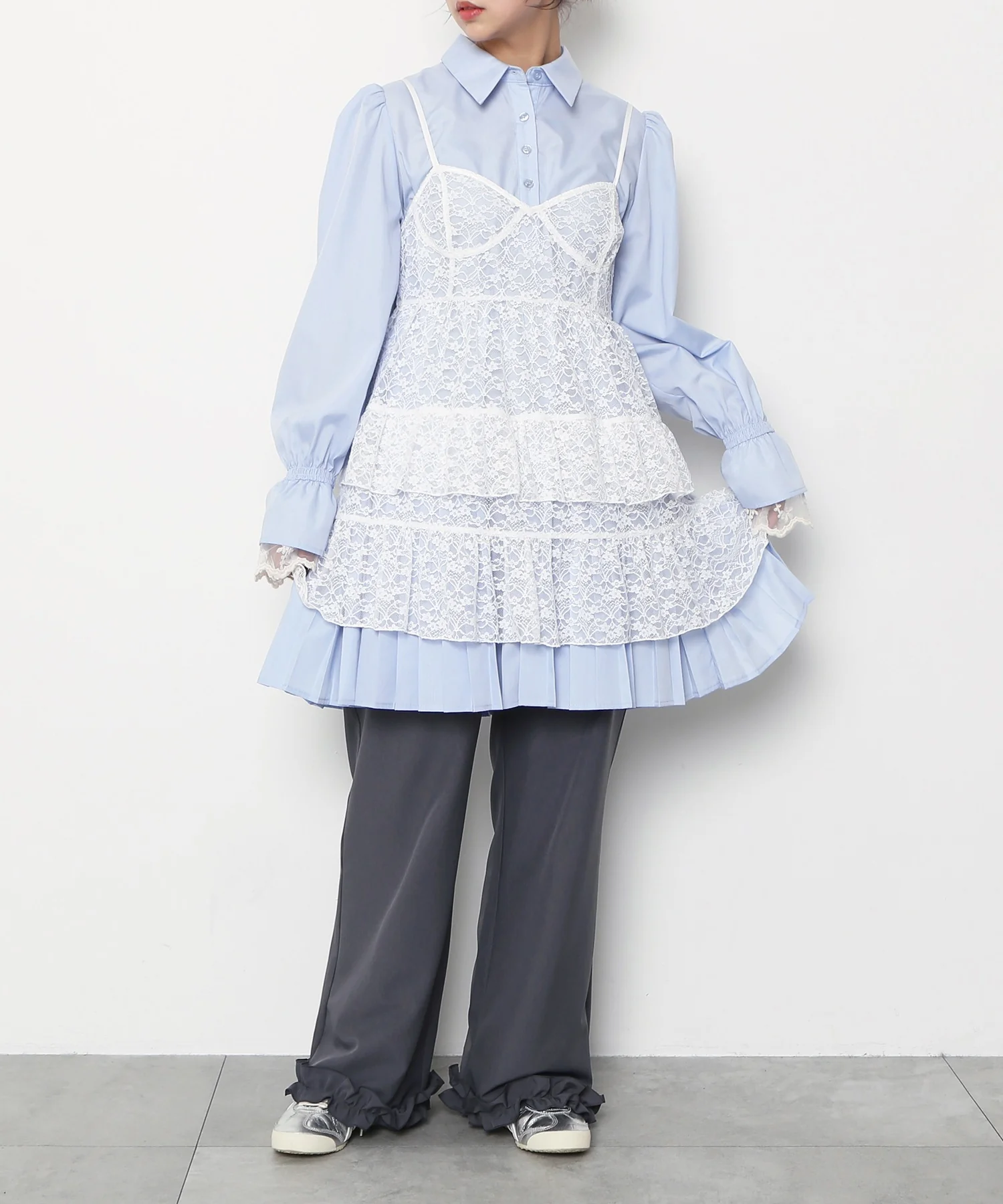 プリーツヘムシャツワンピース - Image 12