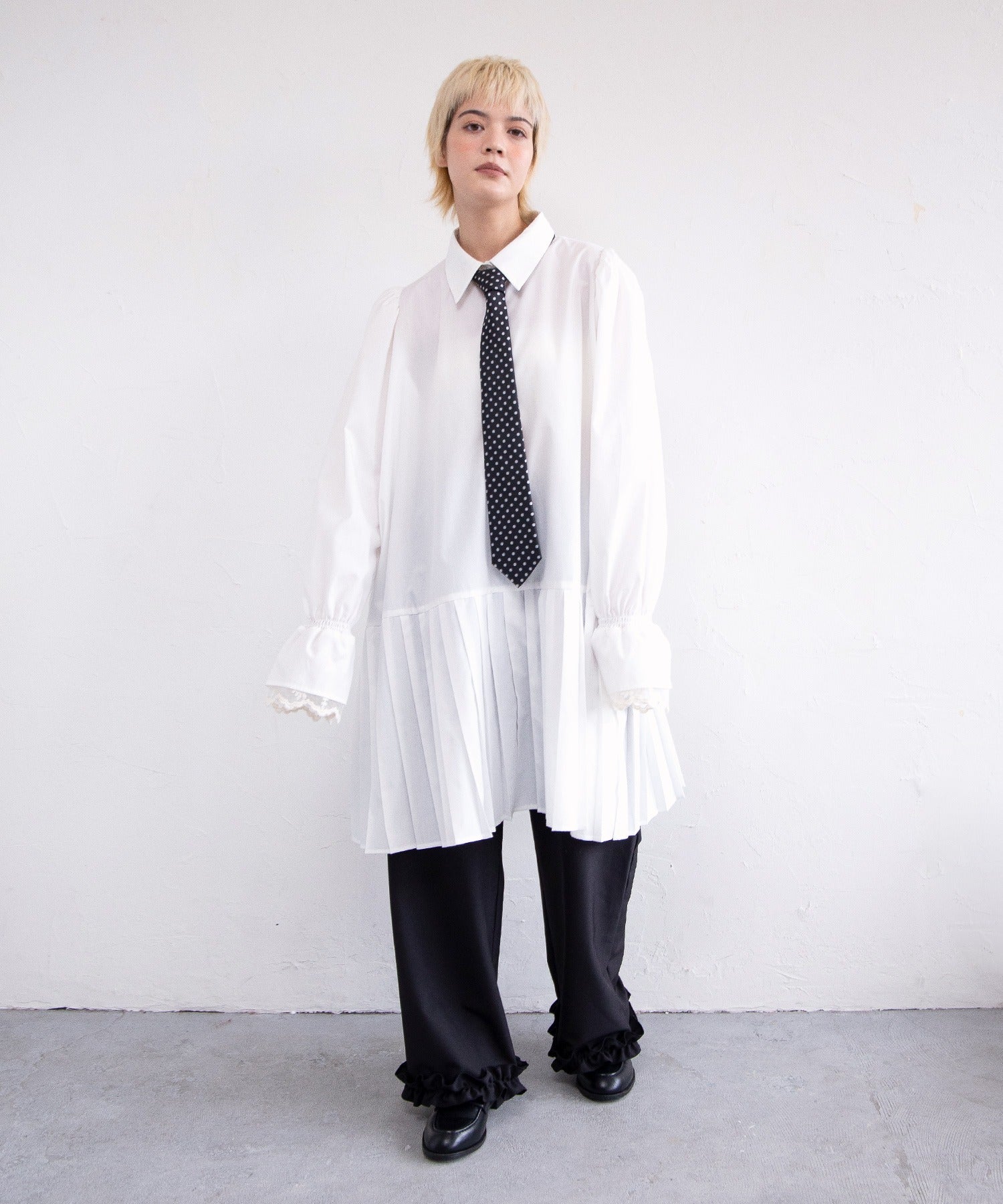 プリーツヘムシャツワンピース - Image 4