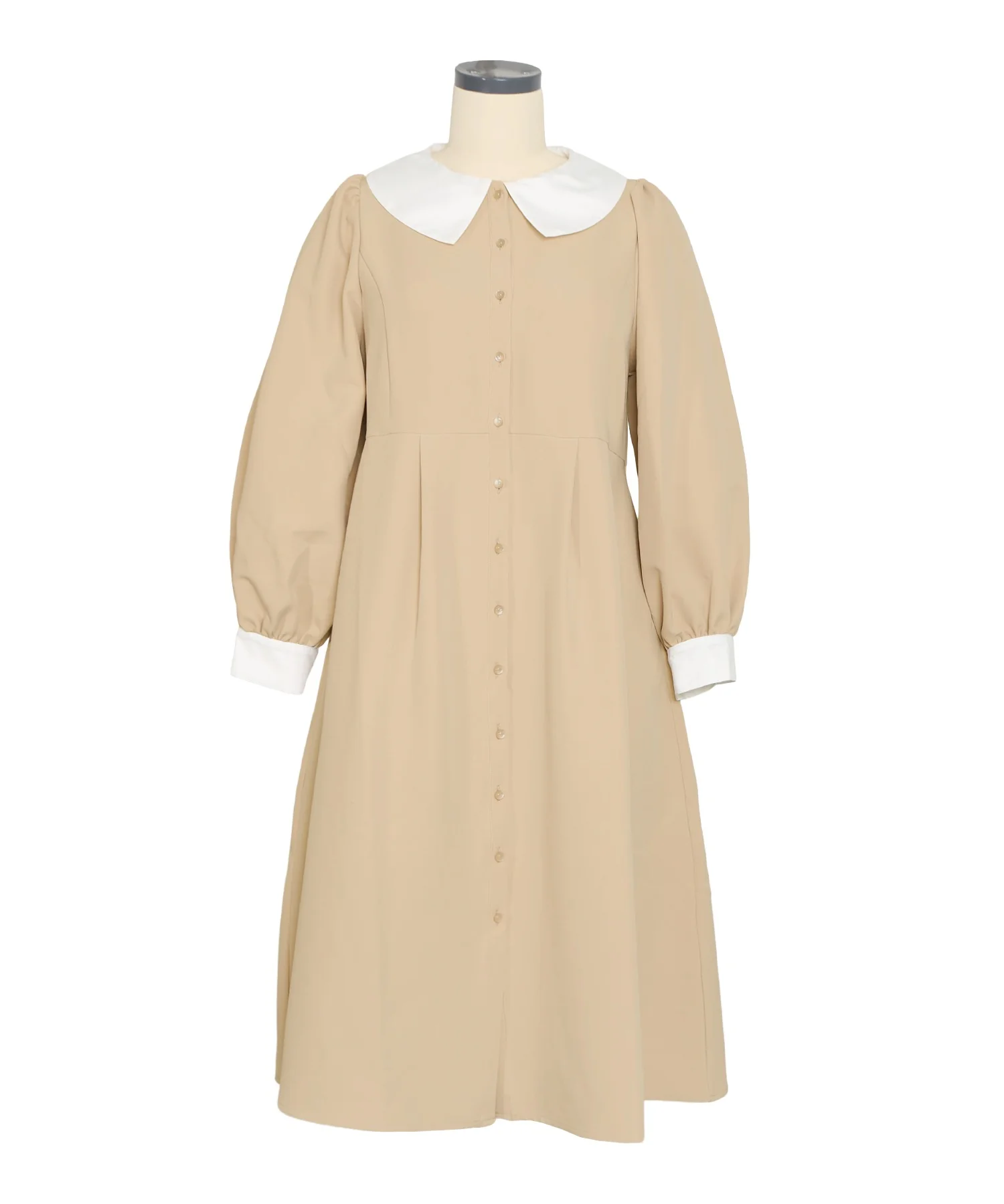 長袖パフスリーブワンピース - Image 10