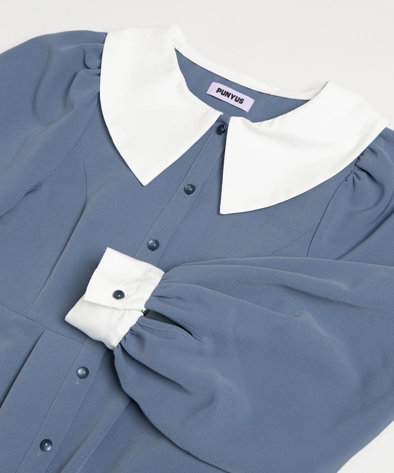 長袖パフスリーブワンピース - Image 14