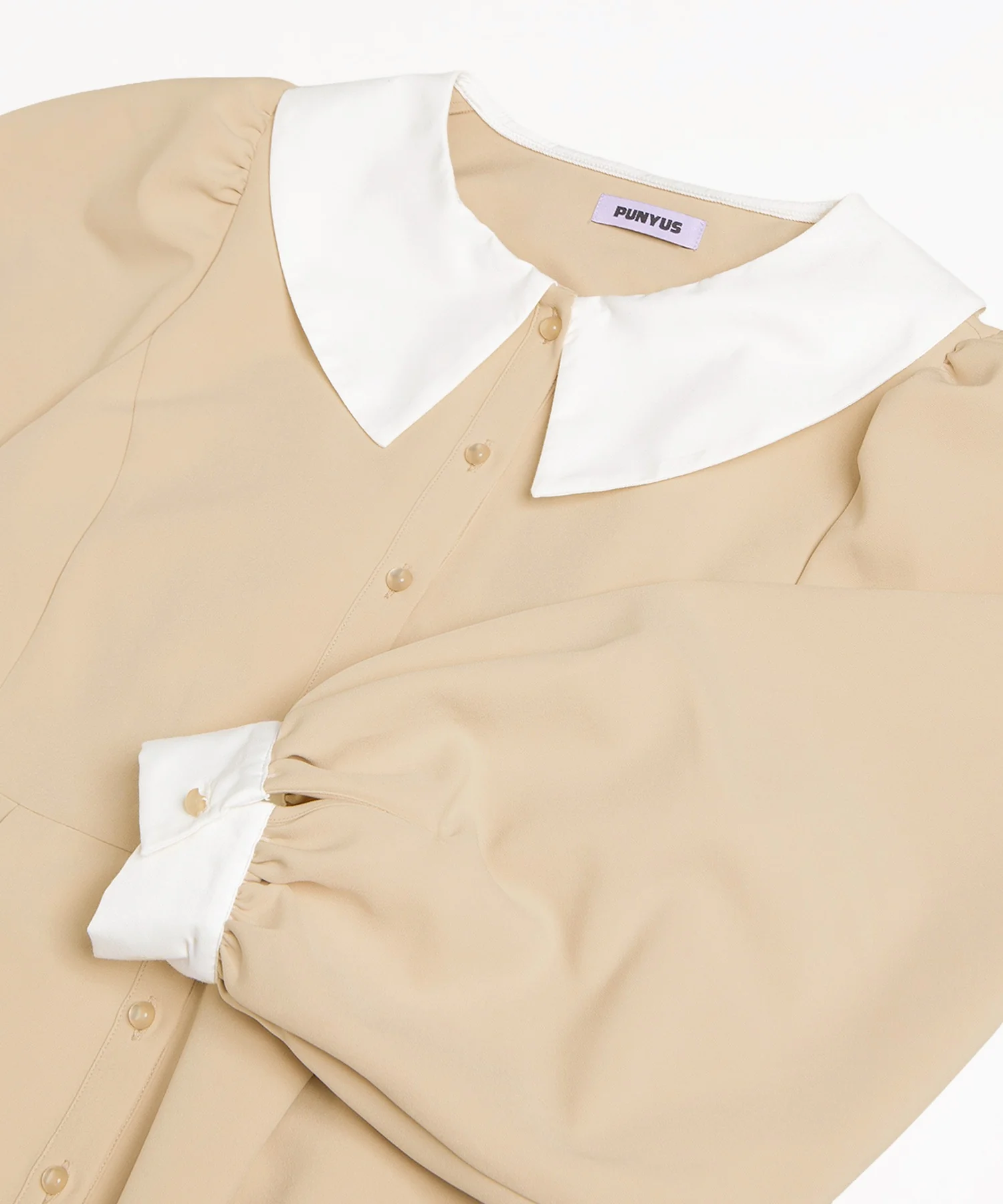 長袖パフスリーブワンピース - Image 15