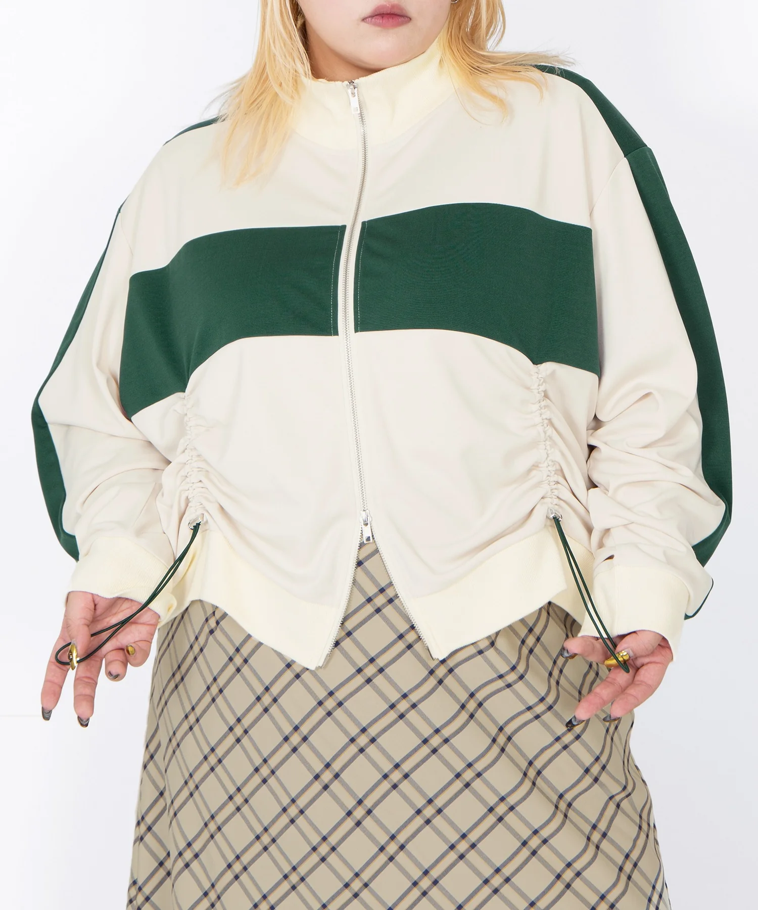 フロントドロストジャージトップ - Image 2