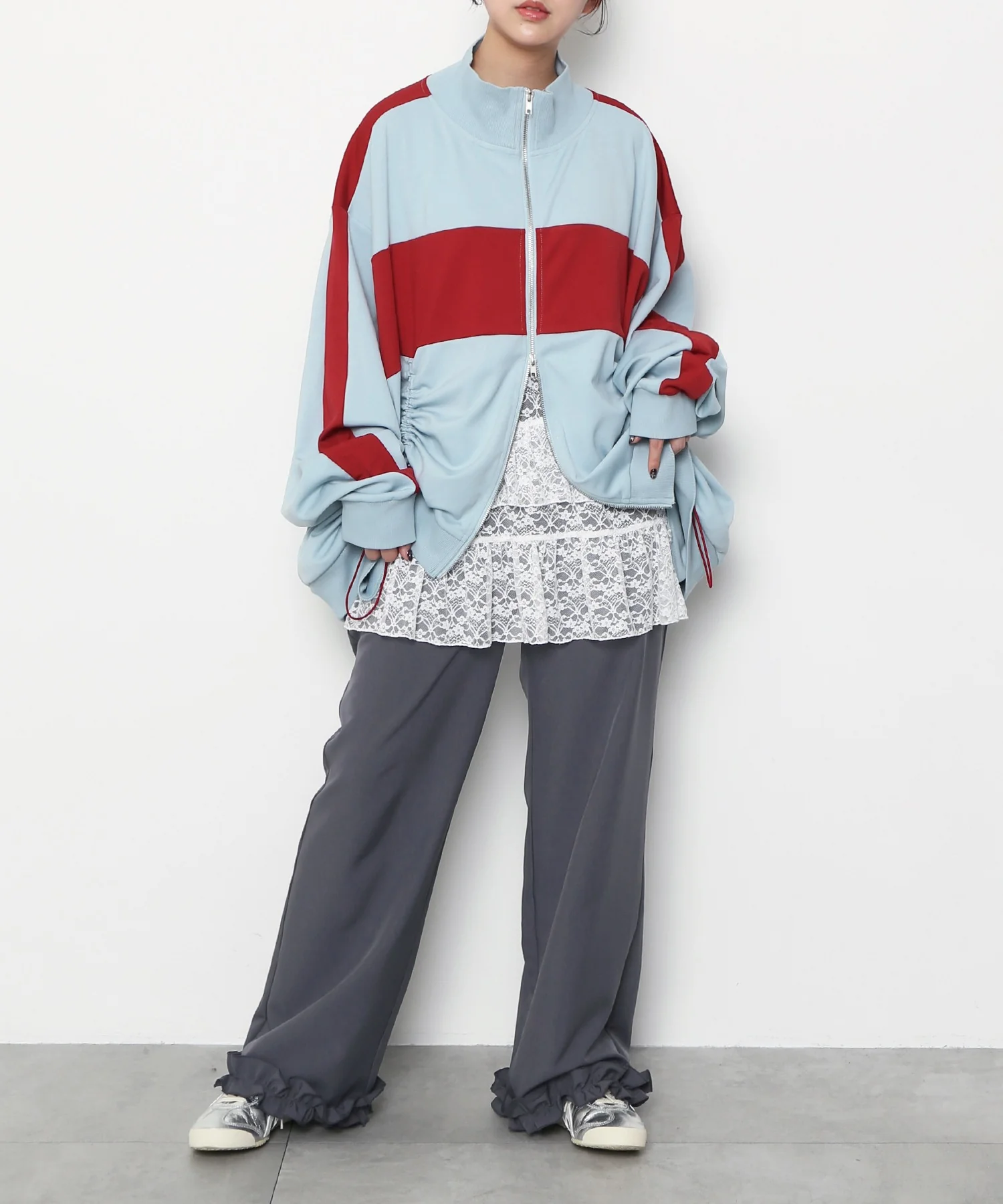 フロントドロストジャージトップ - Image 3