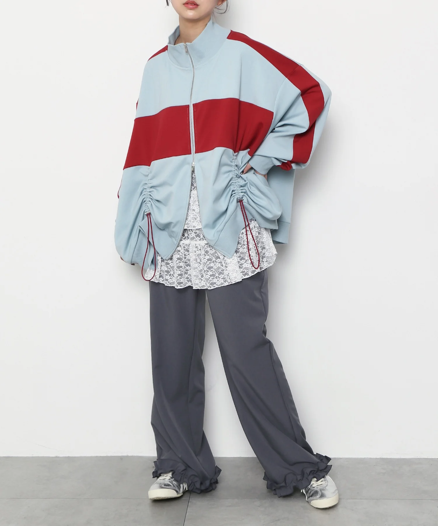 フロントドロストジャージトップ - Image 4