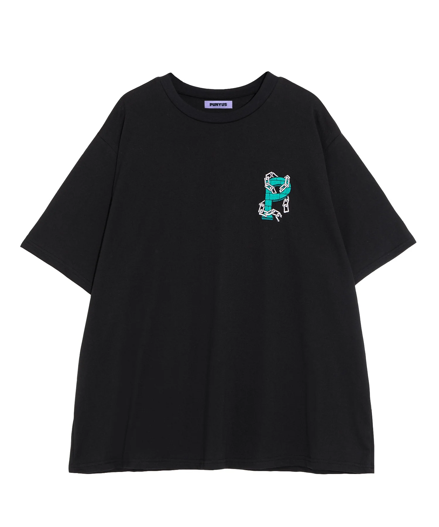 鎖ロゴ刺繍Tシャツ - Image 19