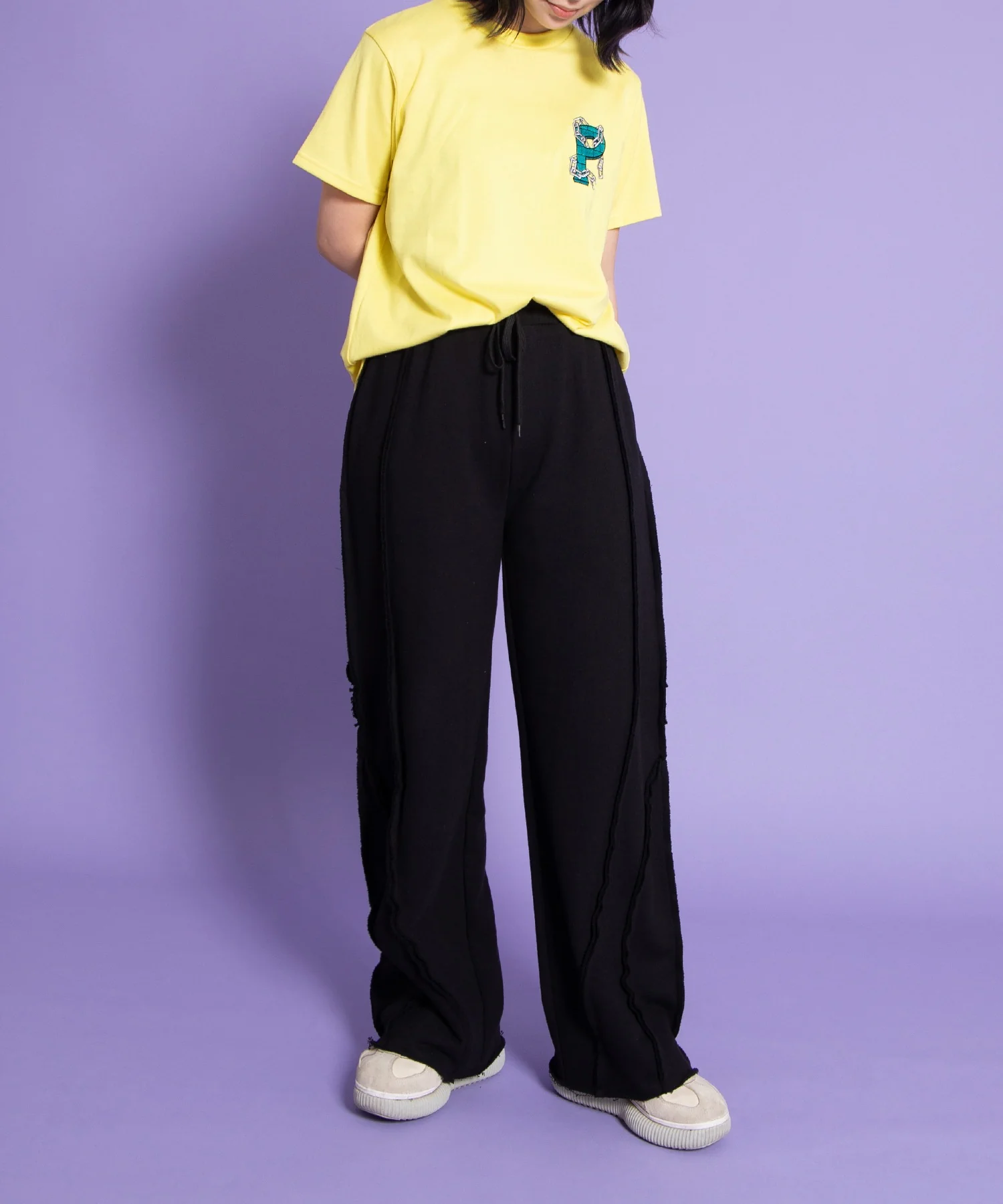鎖ロゴ刺繍Tシャツ - Image 5