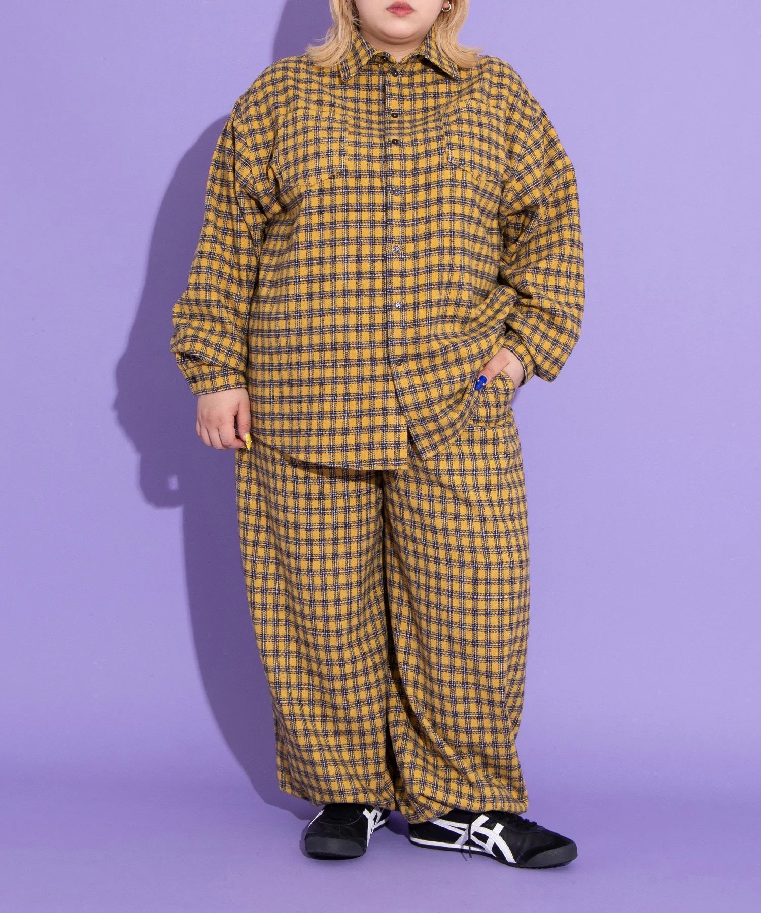 チェックワイドイージーパンツ - Image 10
