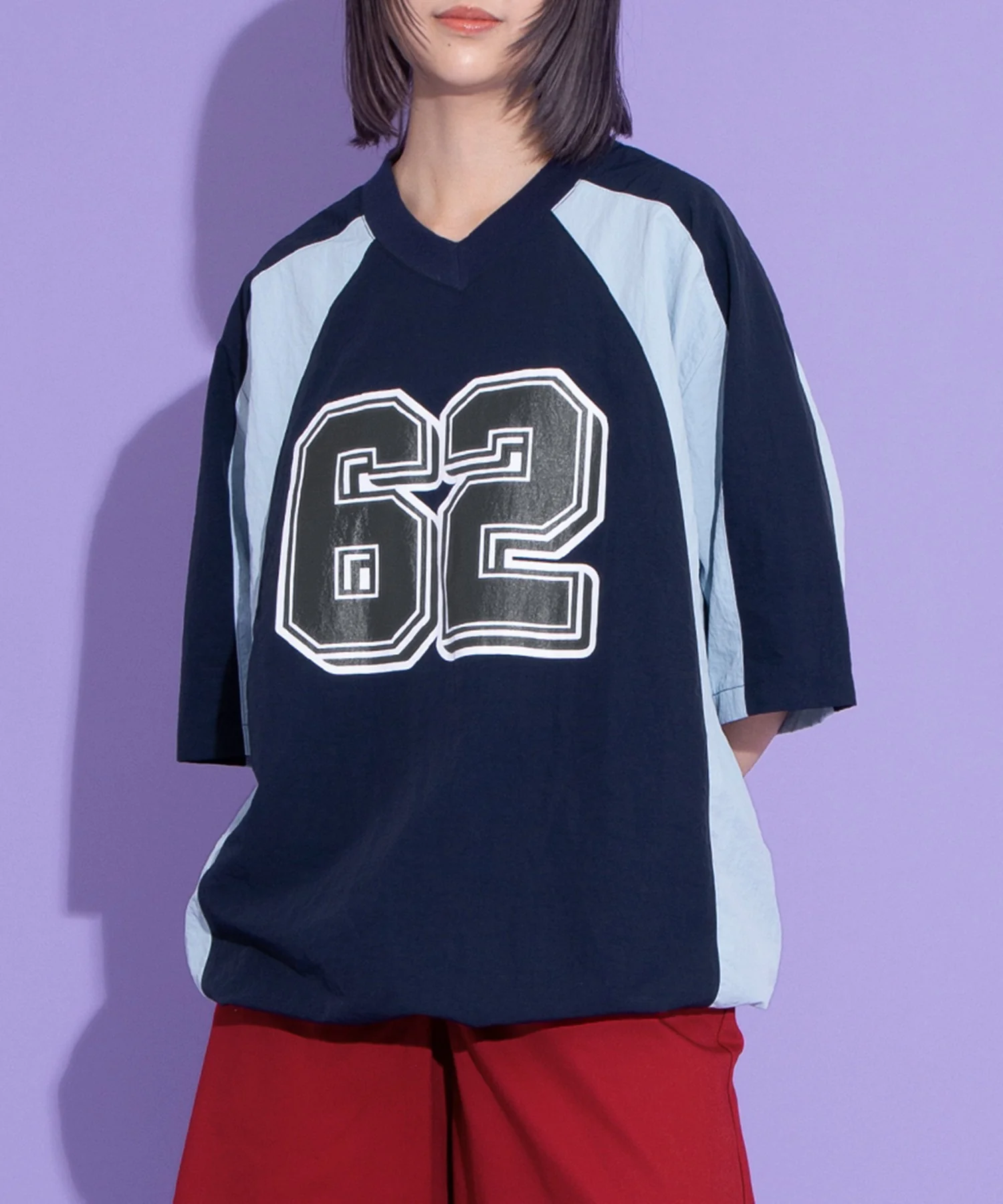 ナンバリングユニフォームナイロンTシャツ - Image 2