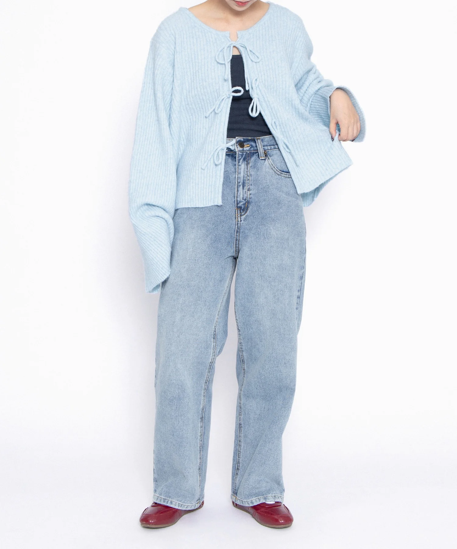 フロントリボンカーディガン - Image 17