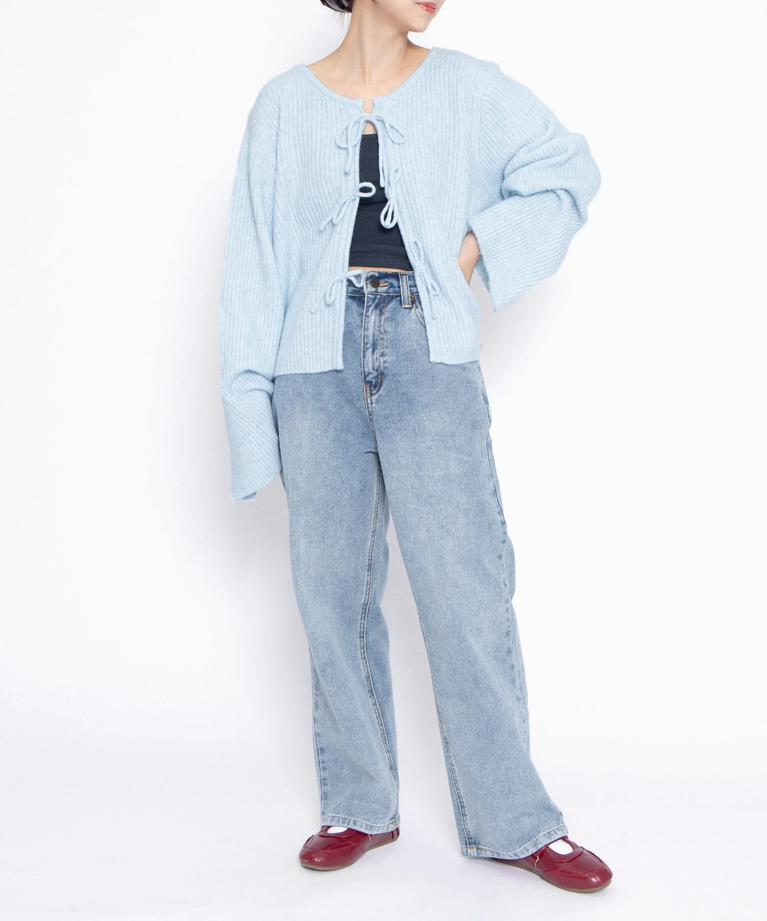 フロントリボンカーディガン - Image 18