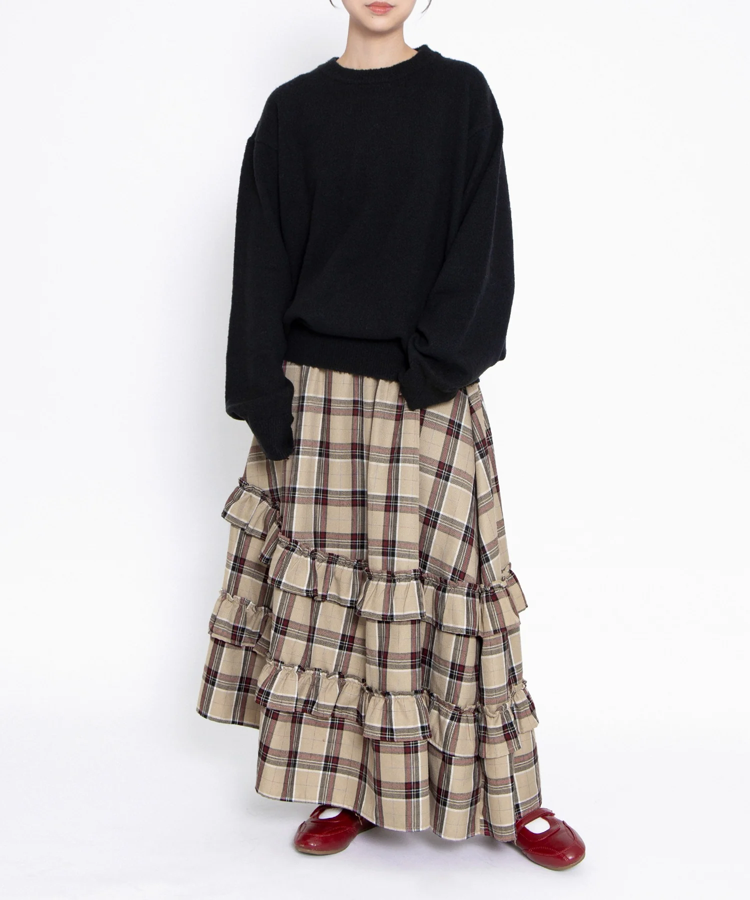 クルーネックカラーニット - Image 18