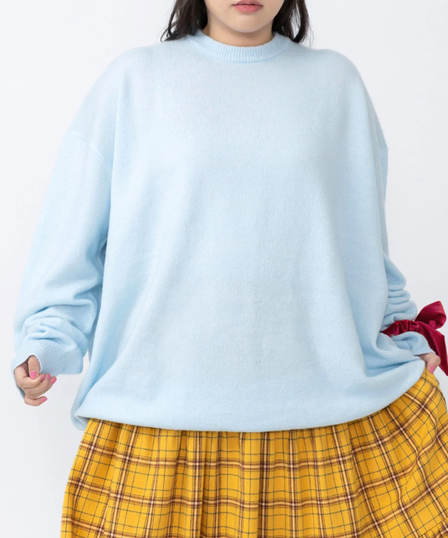 クルーネックカラーニット - Image 19
