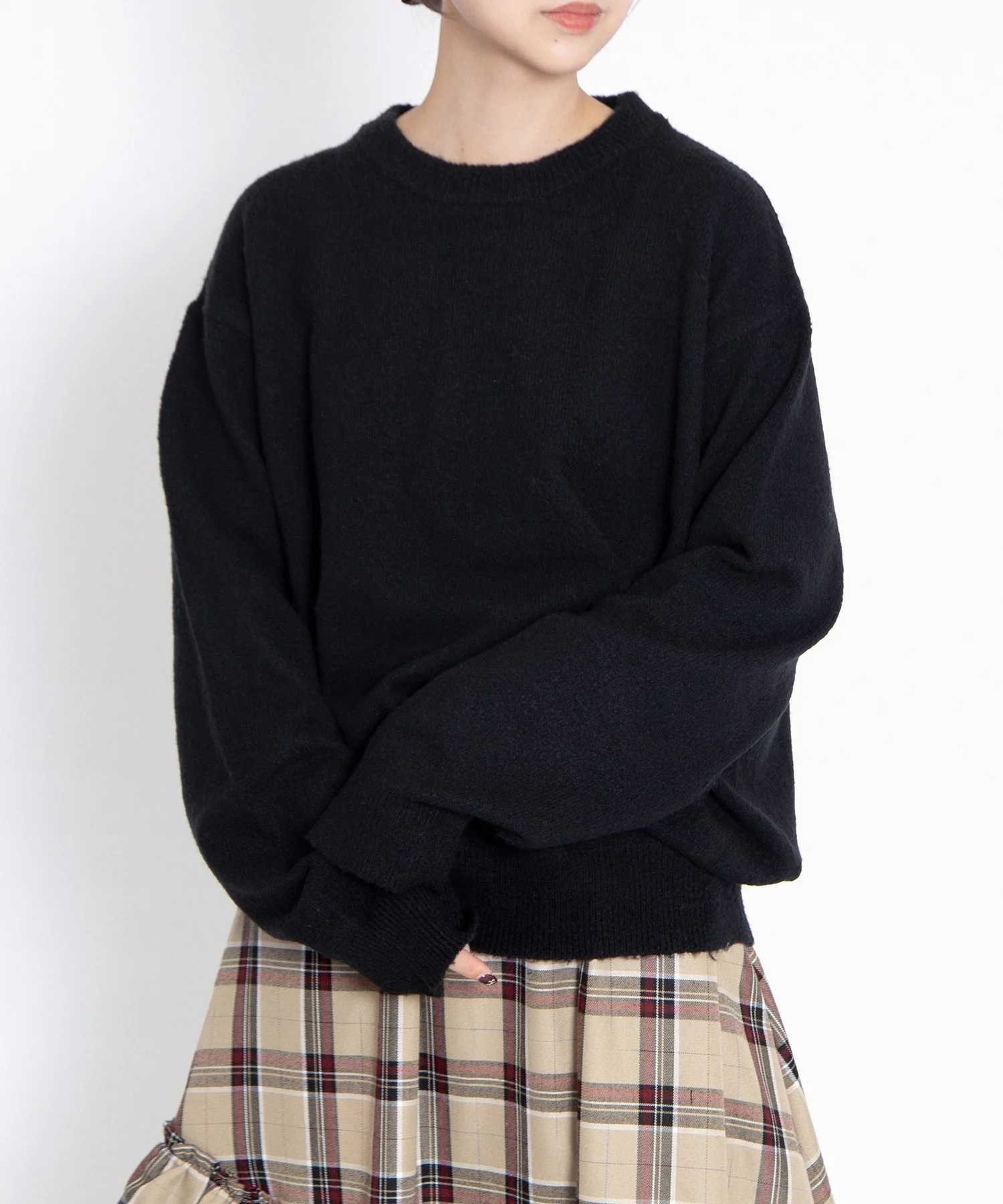 クルーネックカラーニット - Image 6