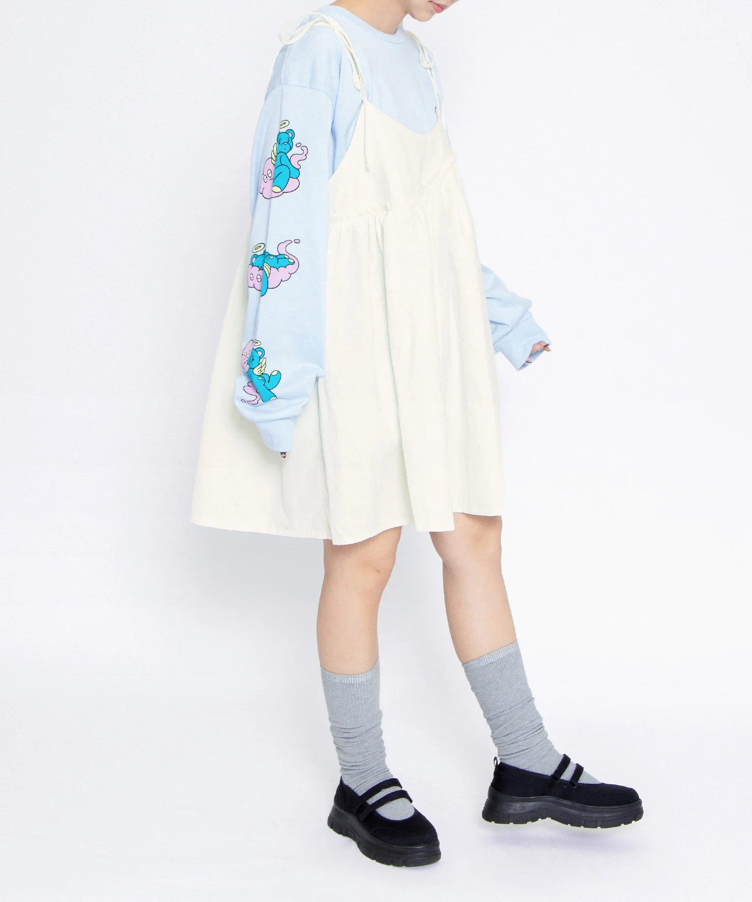 ナイロンリメイクキャミワンピース - Image 17