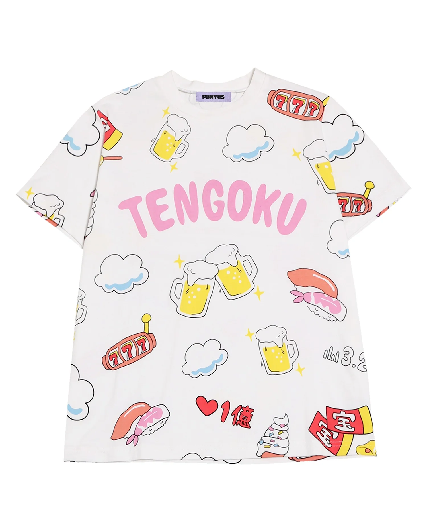 【新サイズ】天国と地獄総柄Tシャツ - Image 18