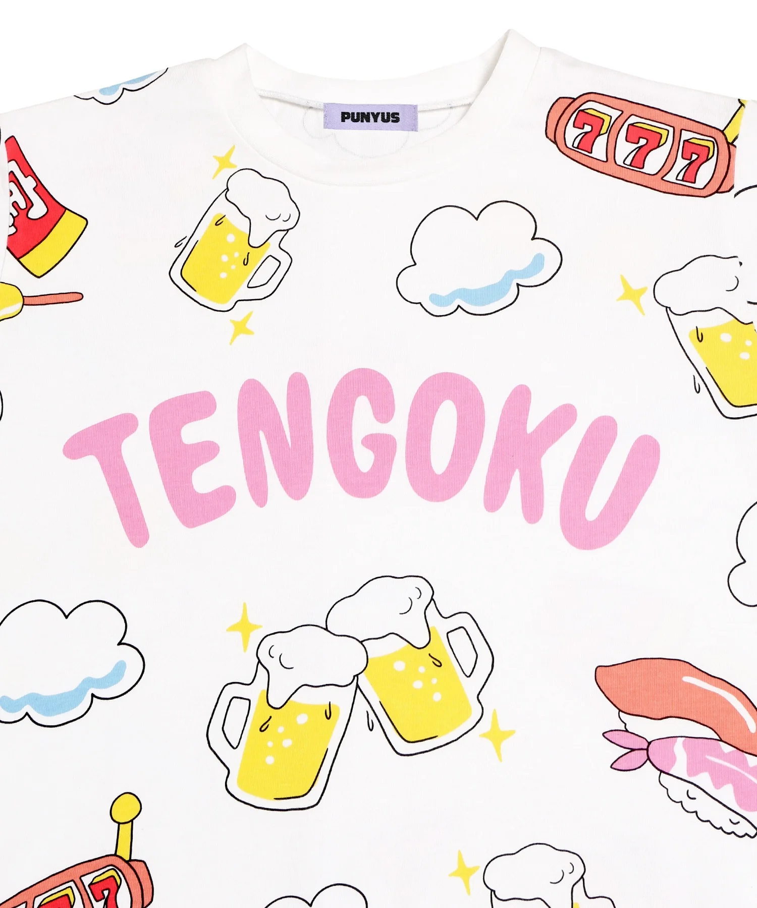 【新サイズ】天国と地獄総柄Tシャツ - Image 21