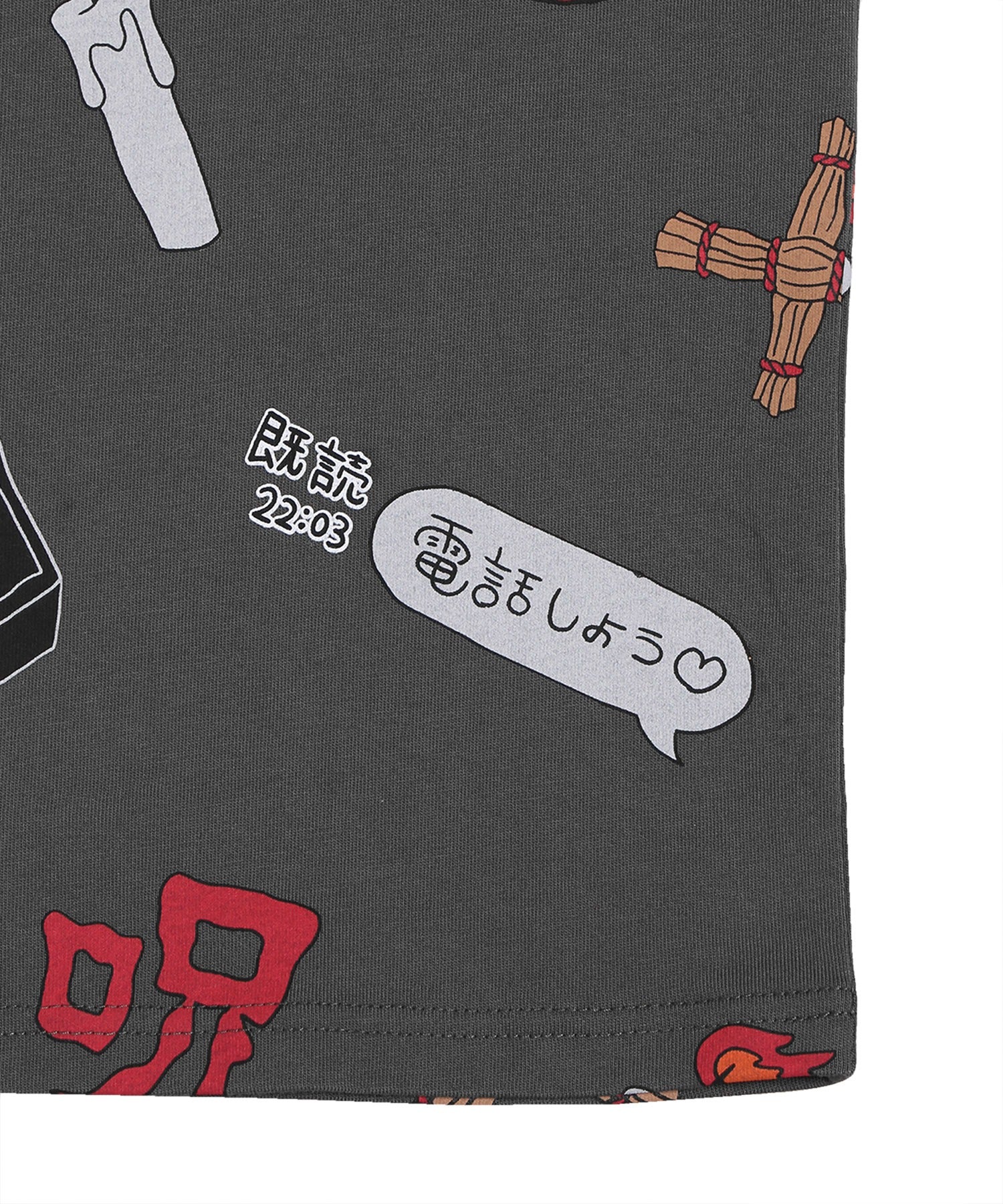 【新サイズ】天国と地獄総柄Tシャツ - Image 23