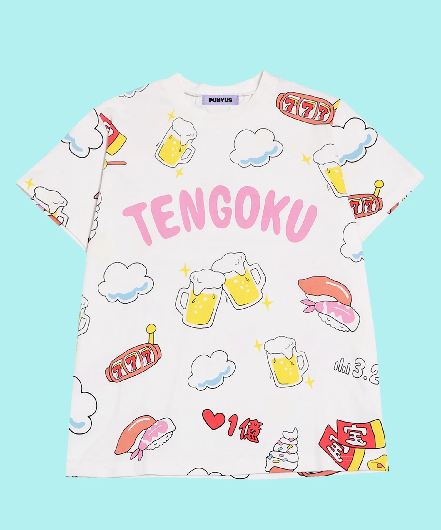 天国と地獄総柄Tシャツ - Image 18