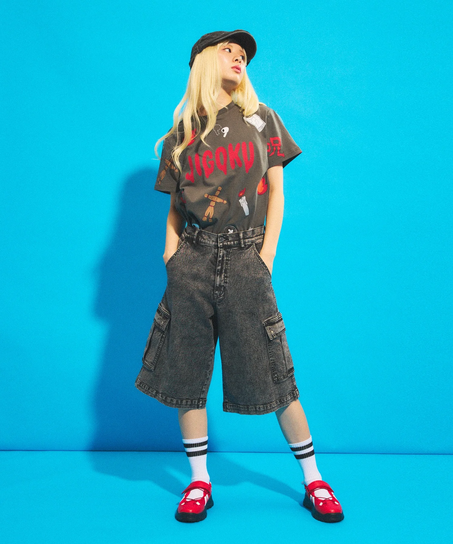 天国と地獄総柄Tシャツ - Image 3
